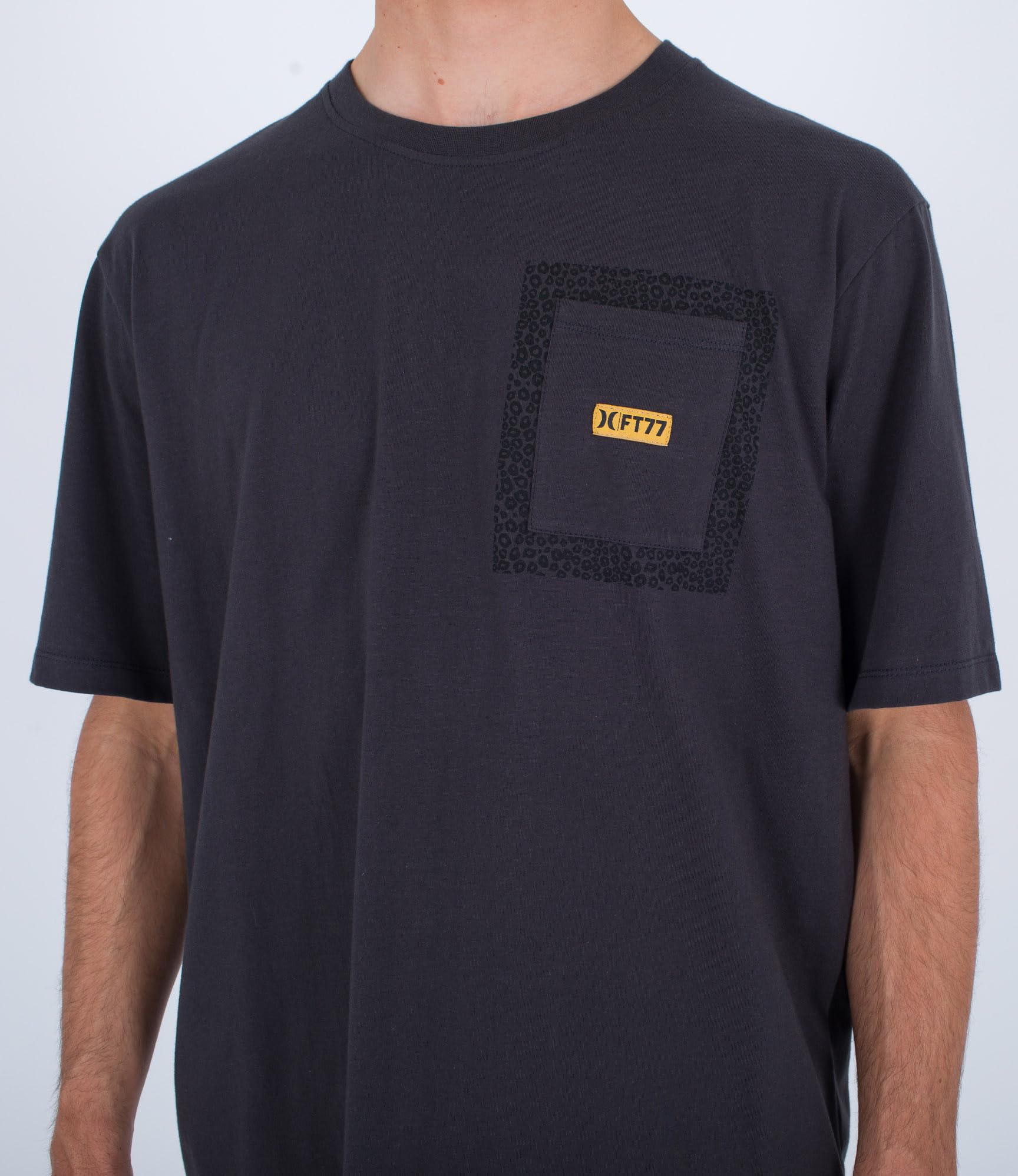 hurley-toledo-pocket-t-shirt-schwarz-m-herren-baumwolle image 5