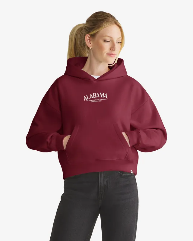 47-hadrian-alabama-crimson-tide-hoodie-damen-cardinal-cropped image 1
