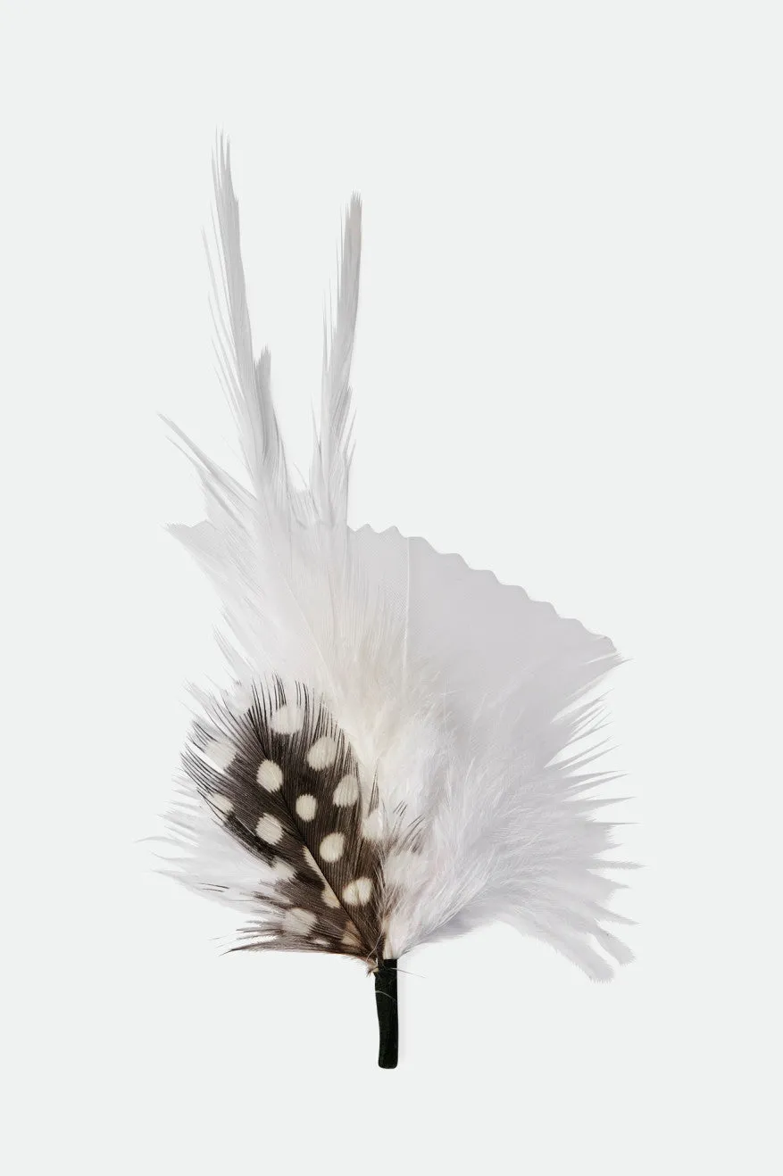brixton-hat-feather-hutfeder-white-black-naturfeder-hut-accessoire image 1