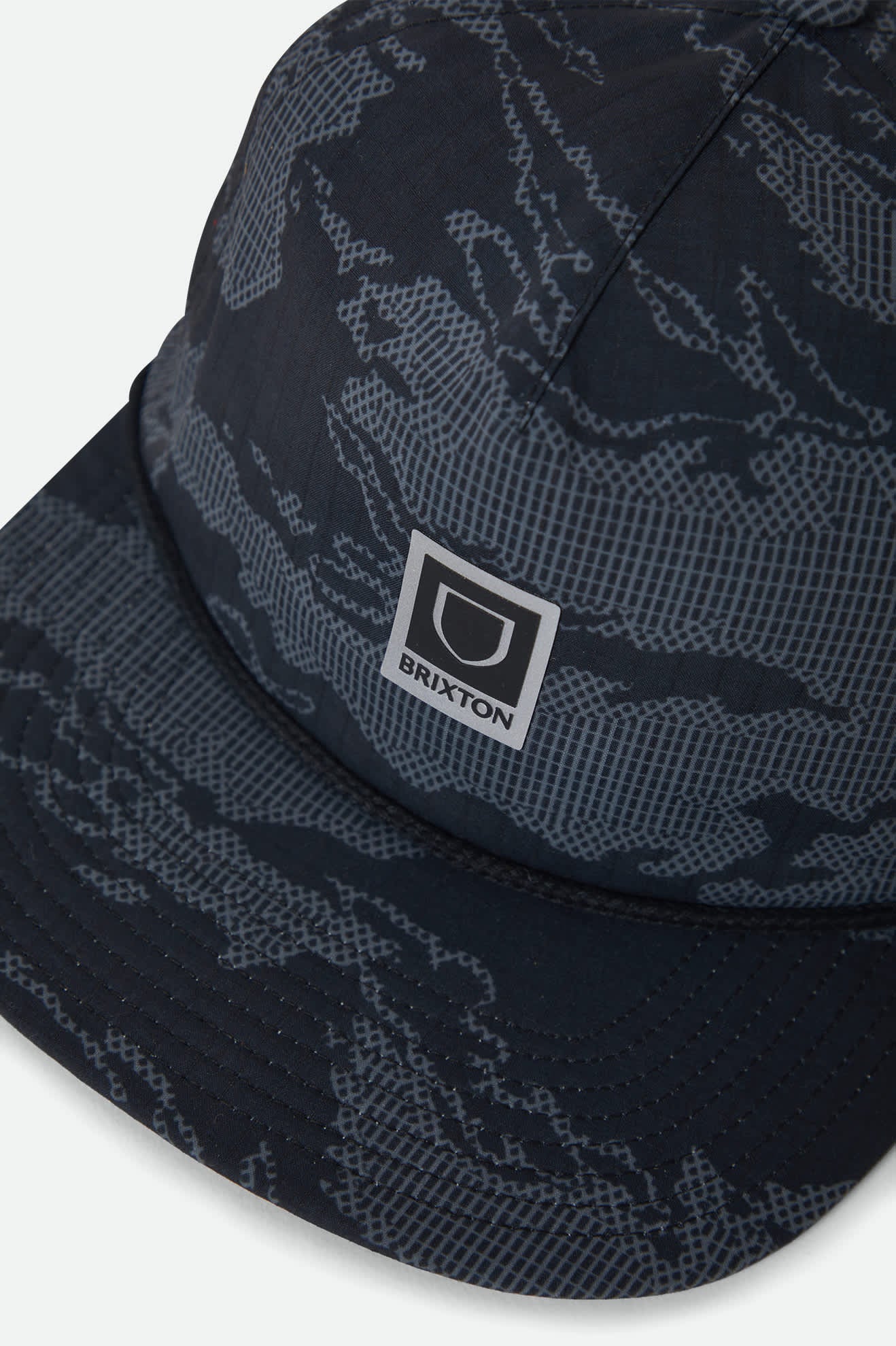 brixton-journey-performance-snapback-black-tiger-camo image 4