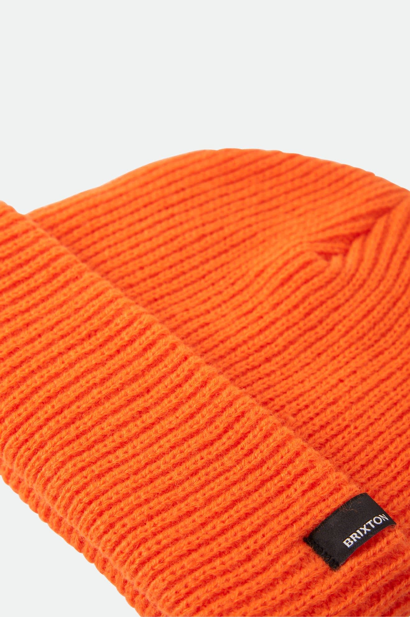 brixton-chunky-heist-beanie-bright-orange-acryl-unisex image 3