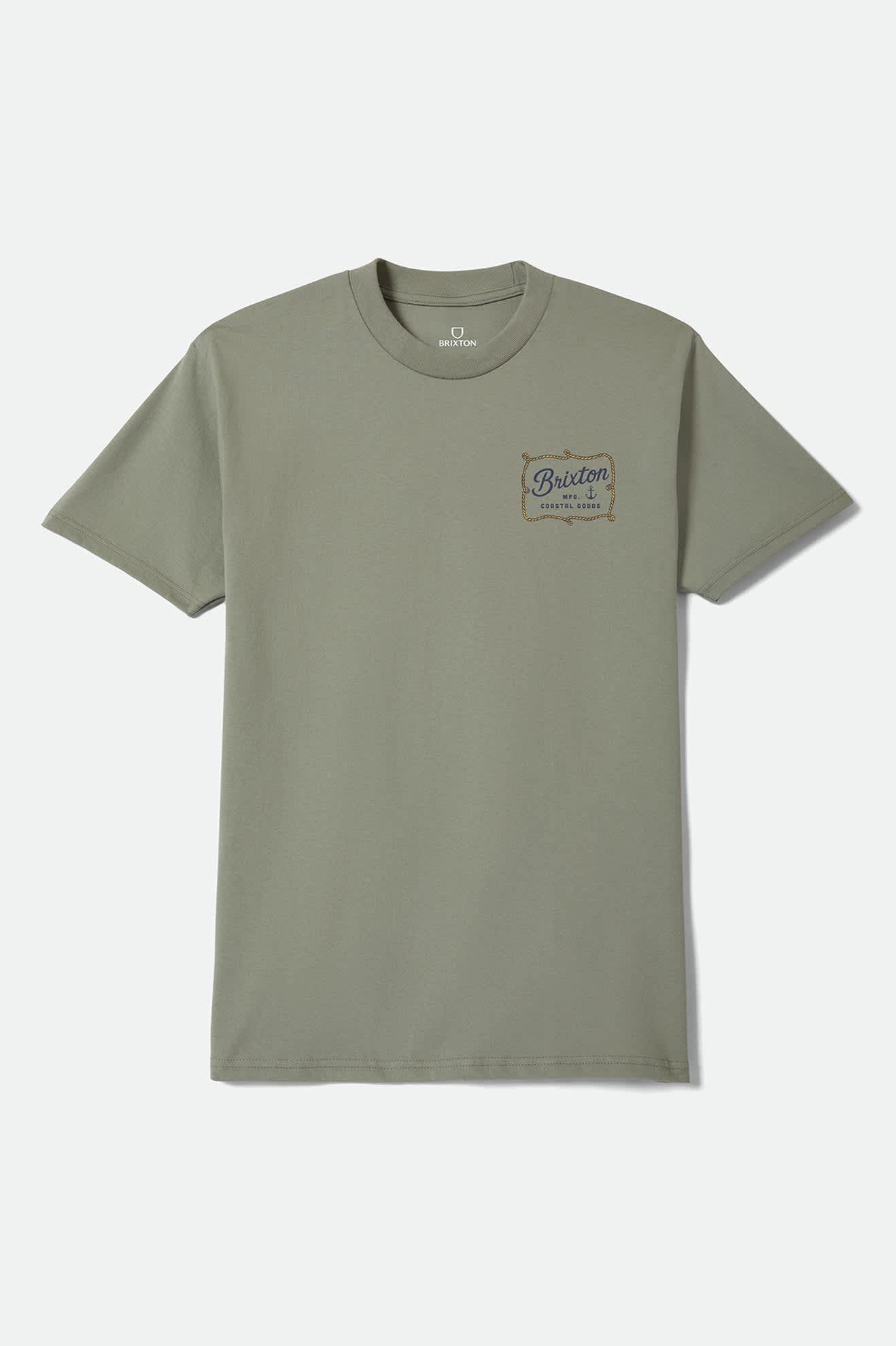 brixton-anchor-standard-t-shirt-desert-sage-standard-fit image 1