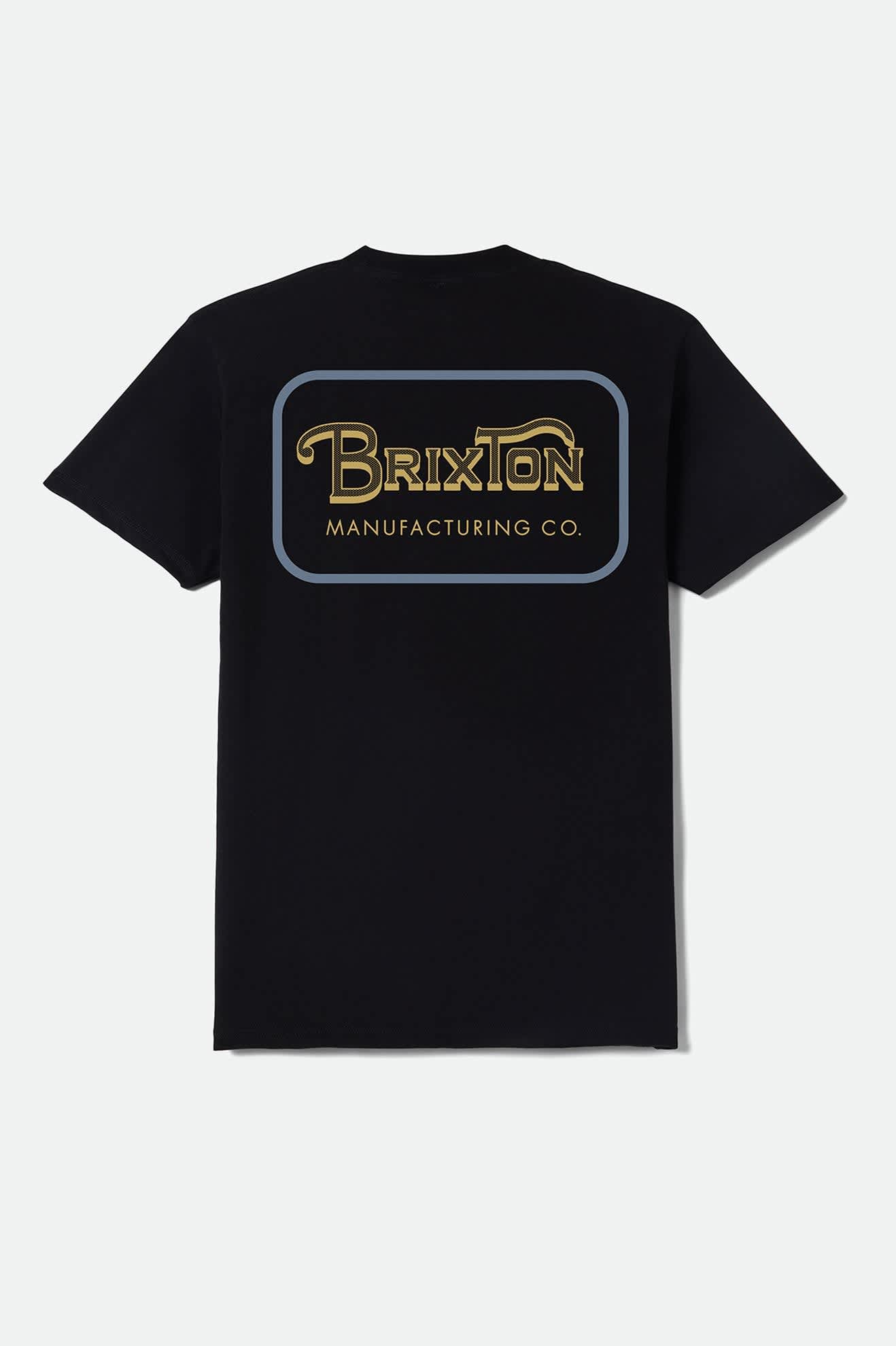brixton-grade-standard-t-shirt-black-sunset-grey-blue image 2