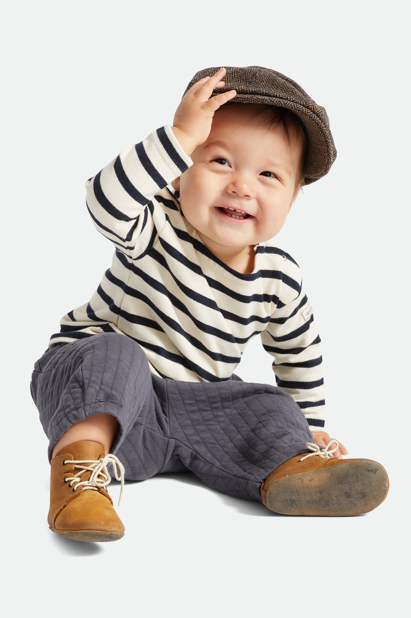 brixton-baby-brood-snap-cap-brown-khaki-baby-one-size image 4