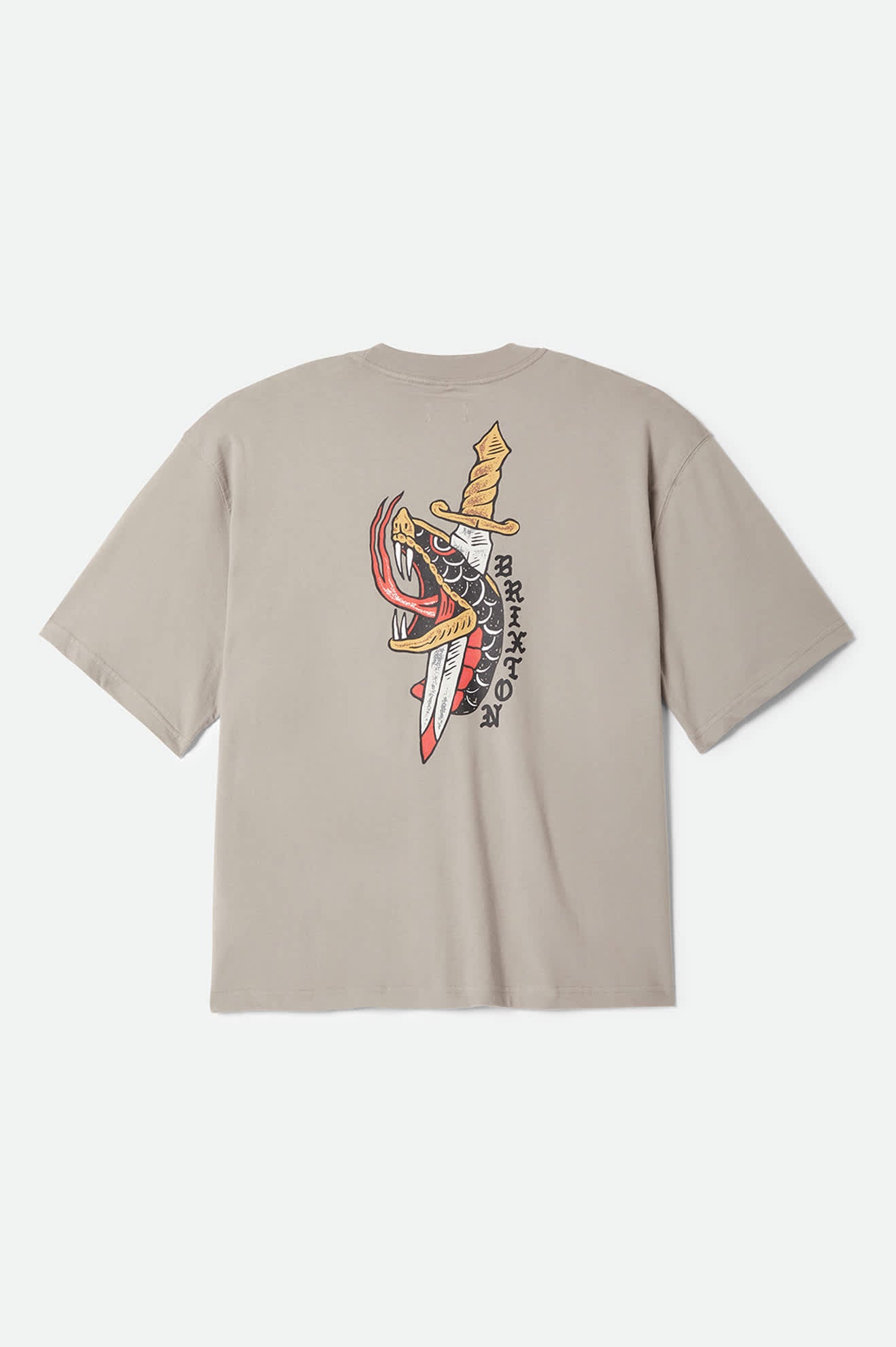 brixton-sword-crop-t-shirt-pebble-stone-damen-boxed image 6