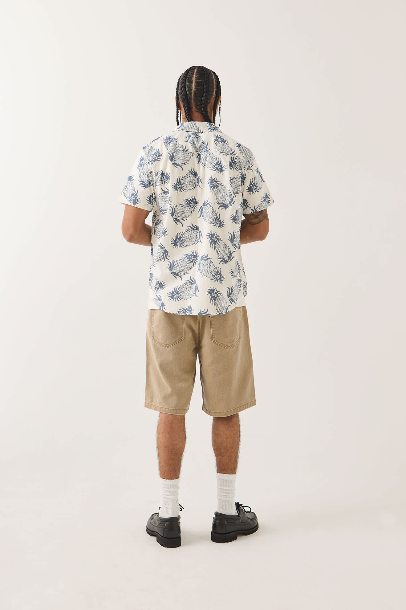 brixton-relaxed-short-herren-khaki-washed-british-khaki image 4