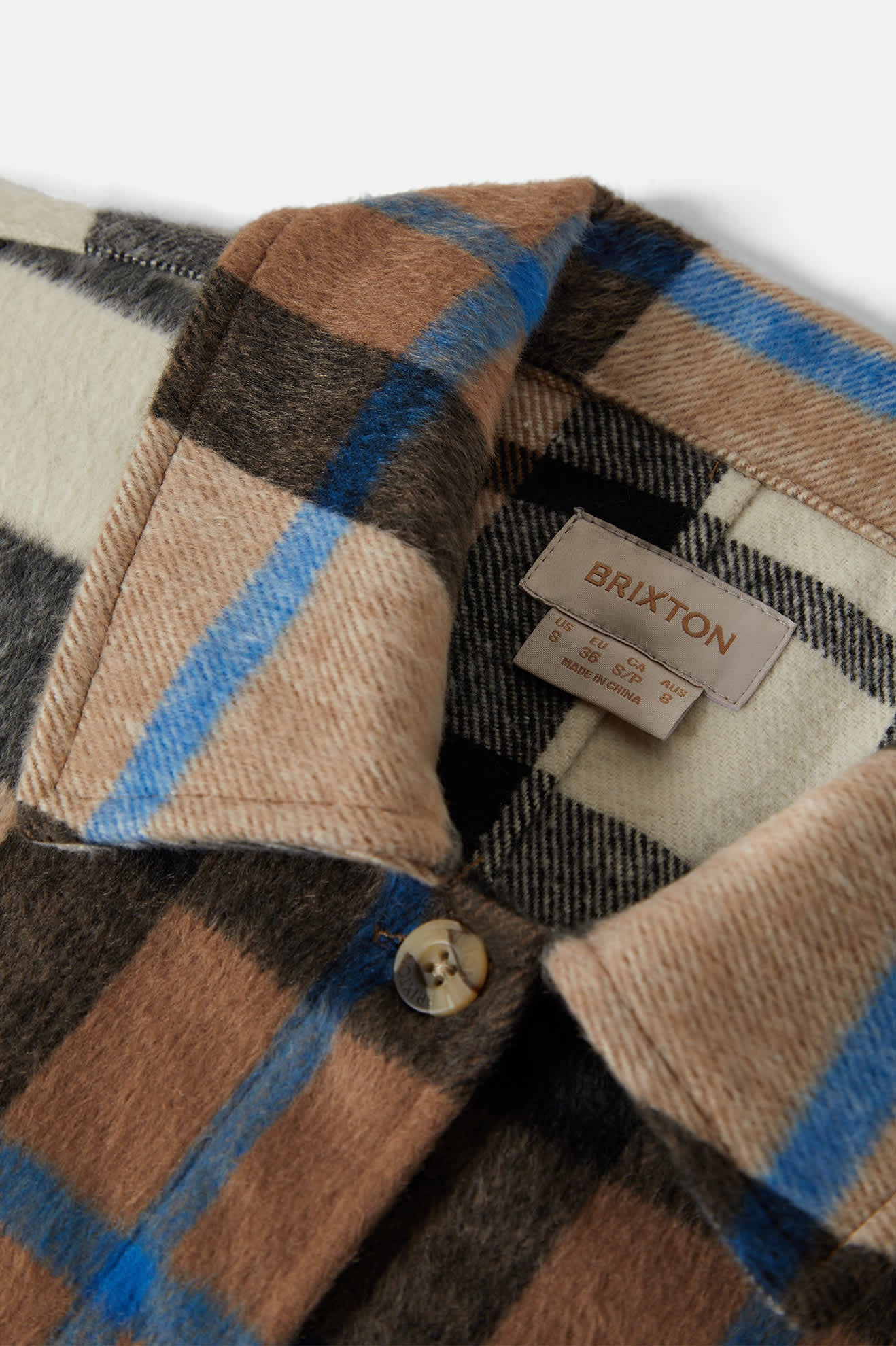 brixton-bowery-flanellhemd-damen-schwarz-soft-brushed image 6