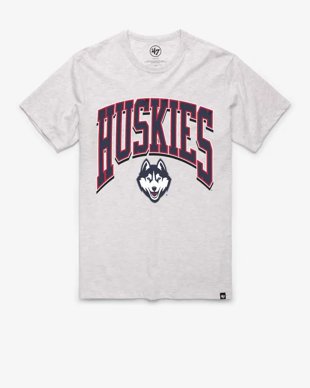 47-franklin-tee-connecticut-huskies-t-shirt-relay-grey-vintage image 1