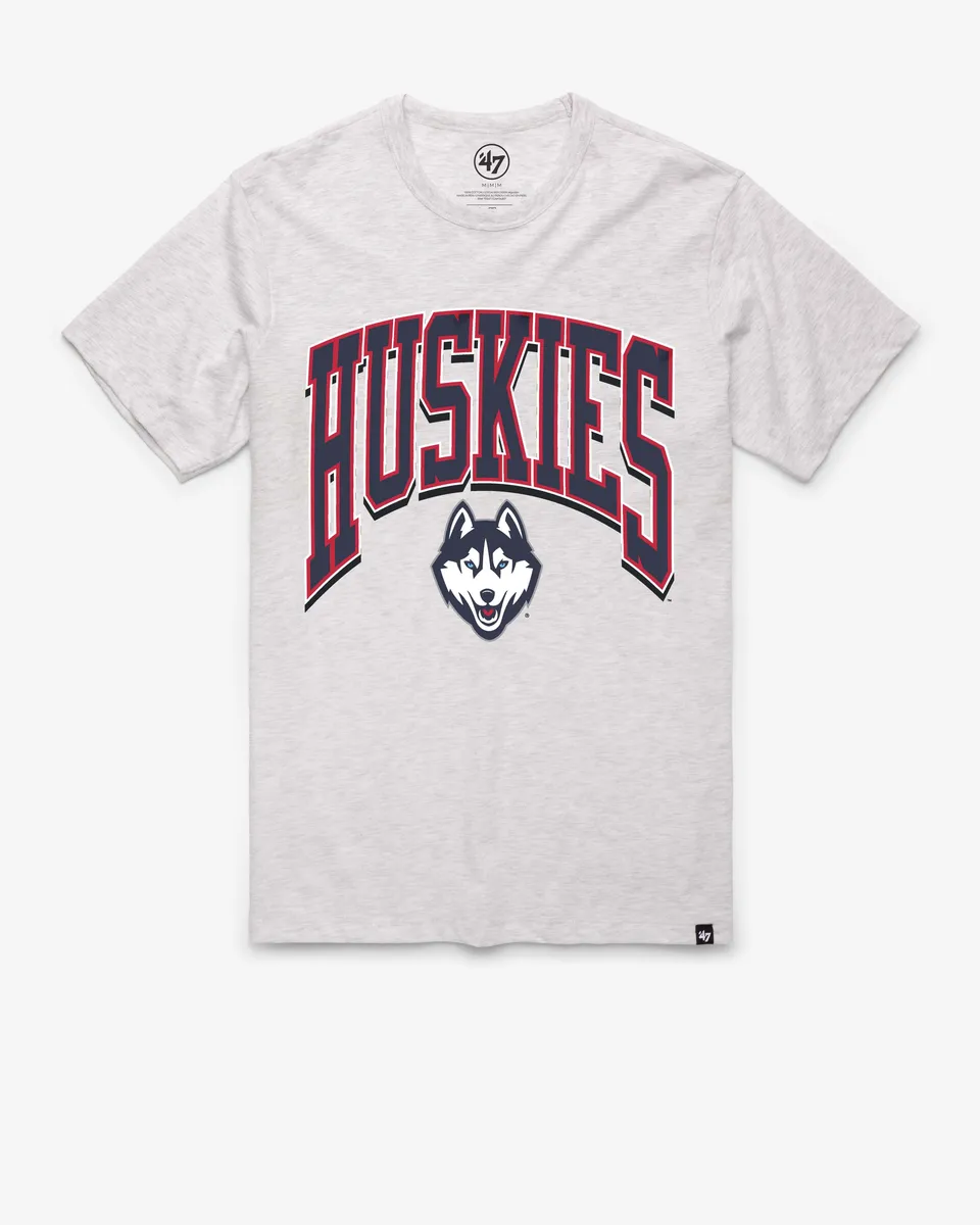 47-franklin-tee-connecticut-huskies-t-shirt-relay-grey-vintage image 1