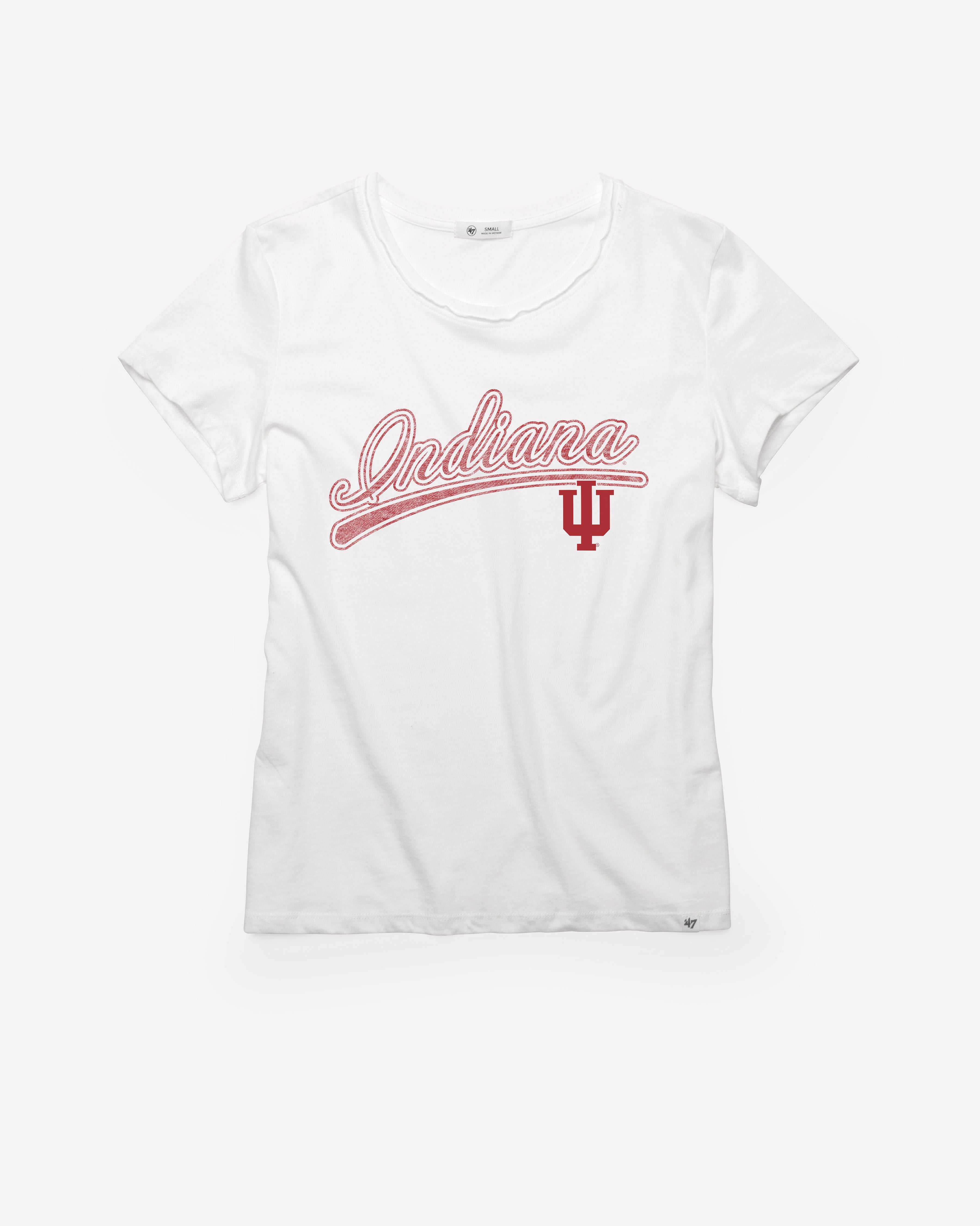 47-frankie-indiana-hoosiers-t-shirt-white-wash-damen image 1