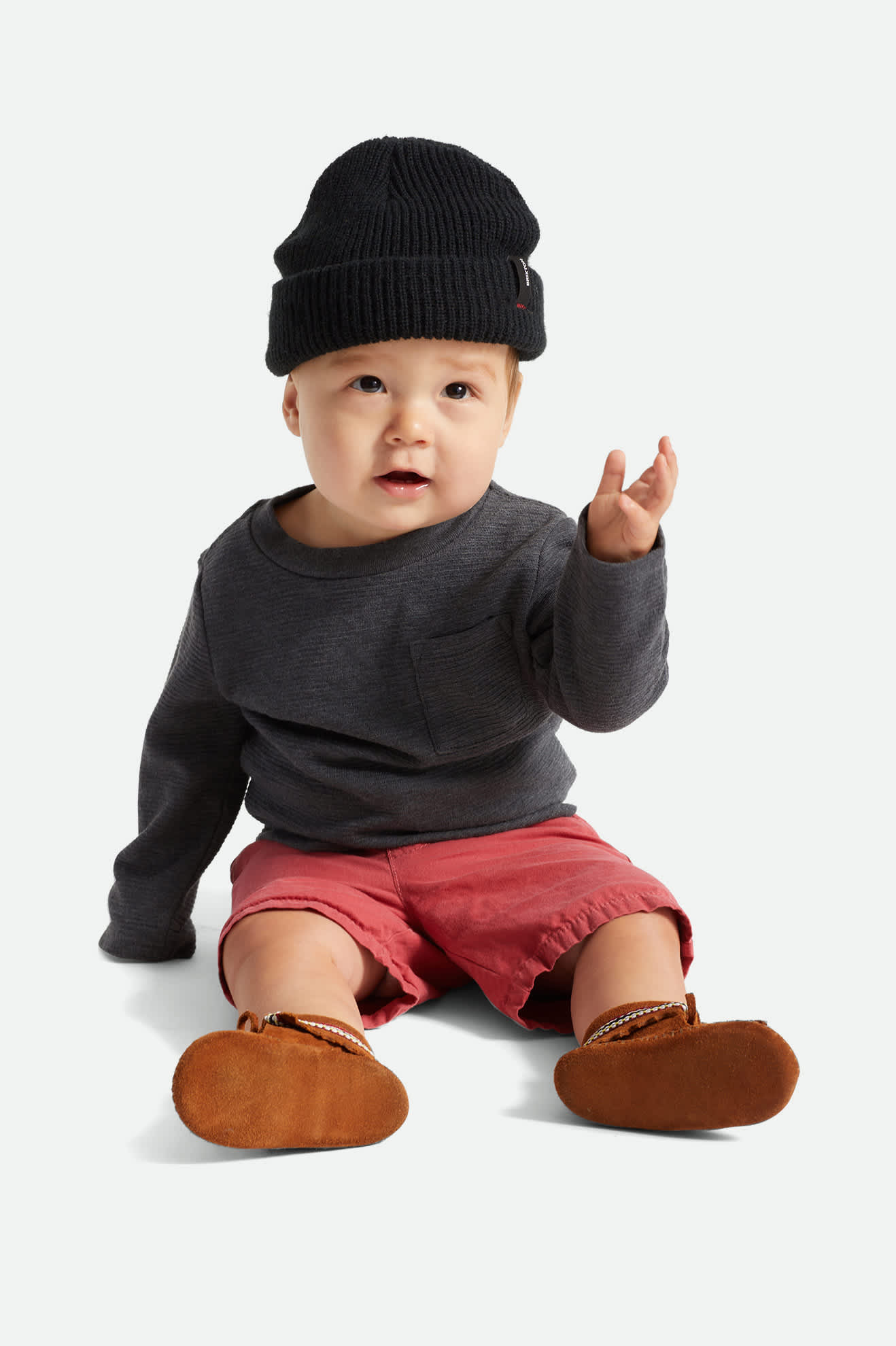 brixton-baby-heist-beanie-m-tze-schwarz-acryl image 2