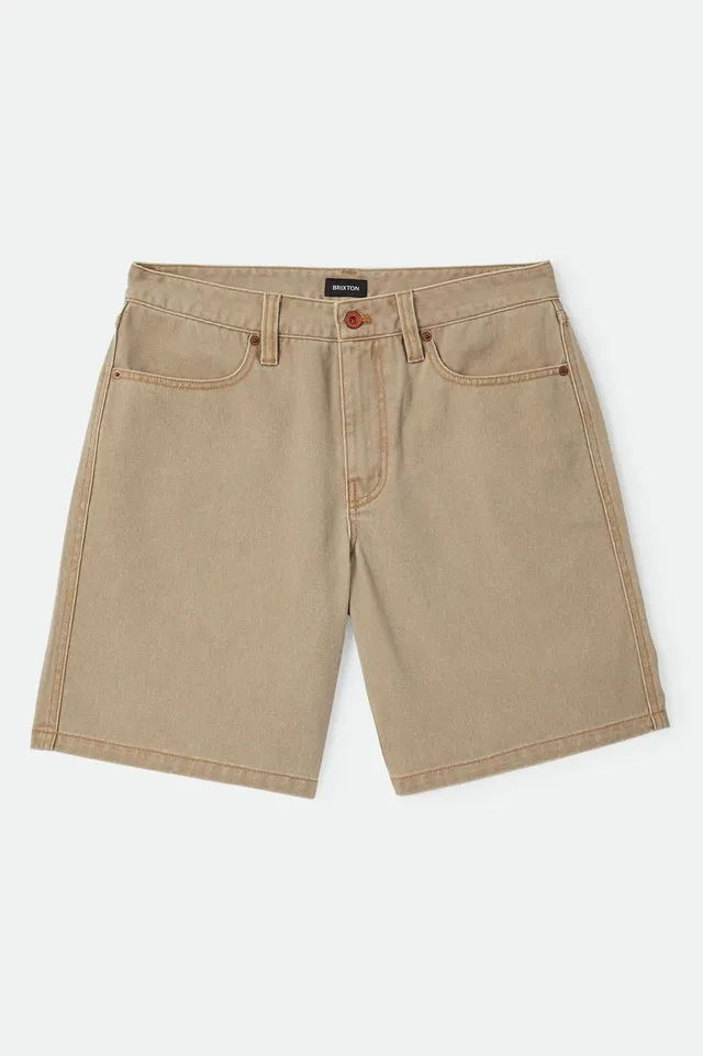 brixton-relaxed-short-herren-khaki-washed-british-khaki image 1