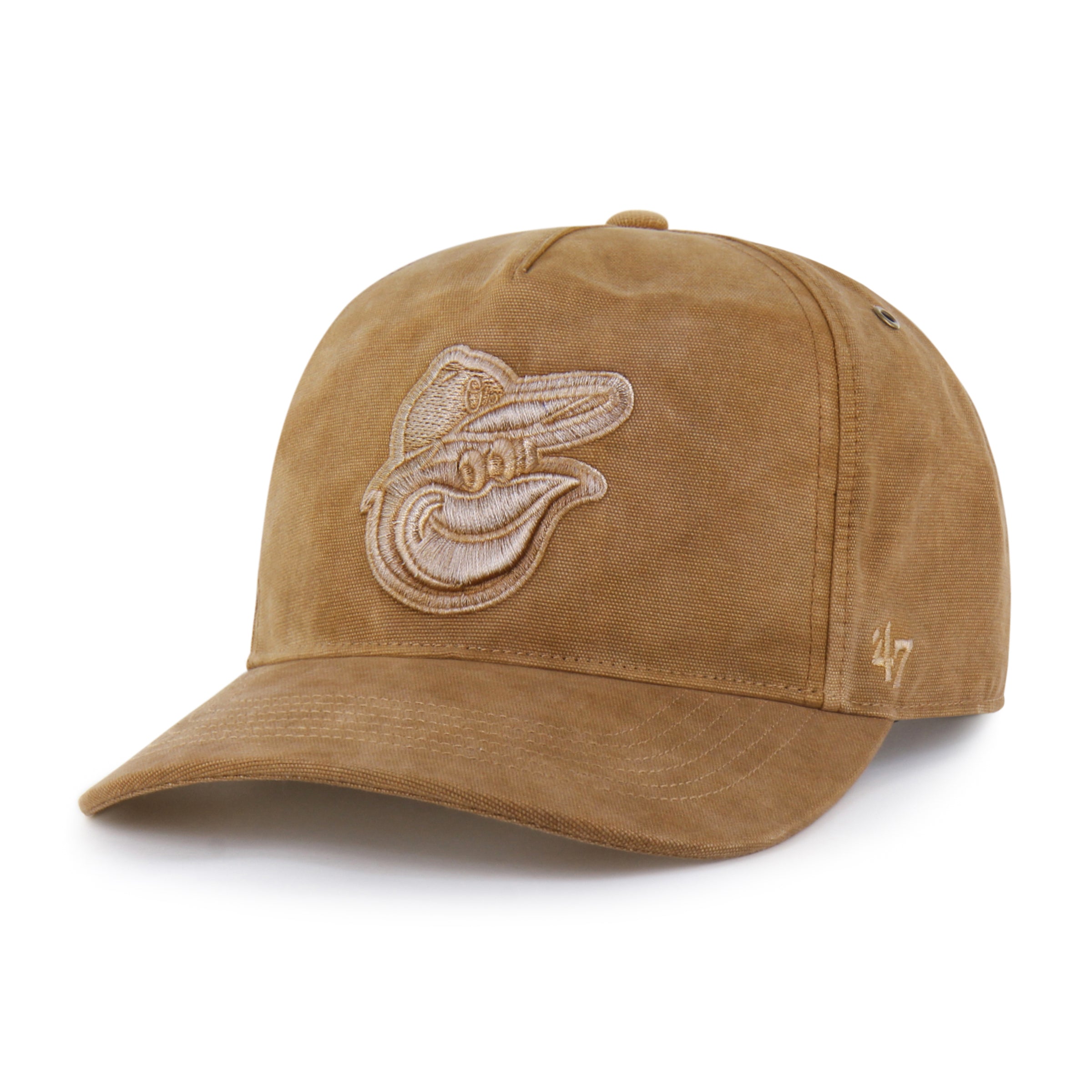 47-brand-baltimore-orioles-carhartt-dyed-hitch-rf-relaxed-fit-cap-braun image 4