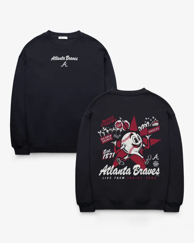 47-oversized-crew-fan-fuel-sweatshirt-braves-navy-damen image 1