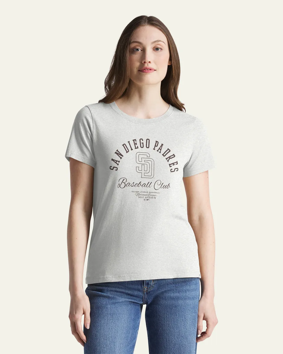 47-brand-foundation-tee-san-diego-padres-t-shirt-grau-damen image 1