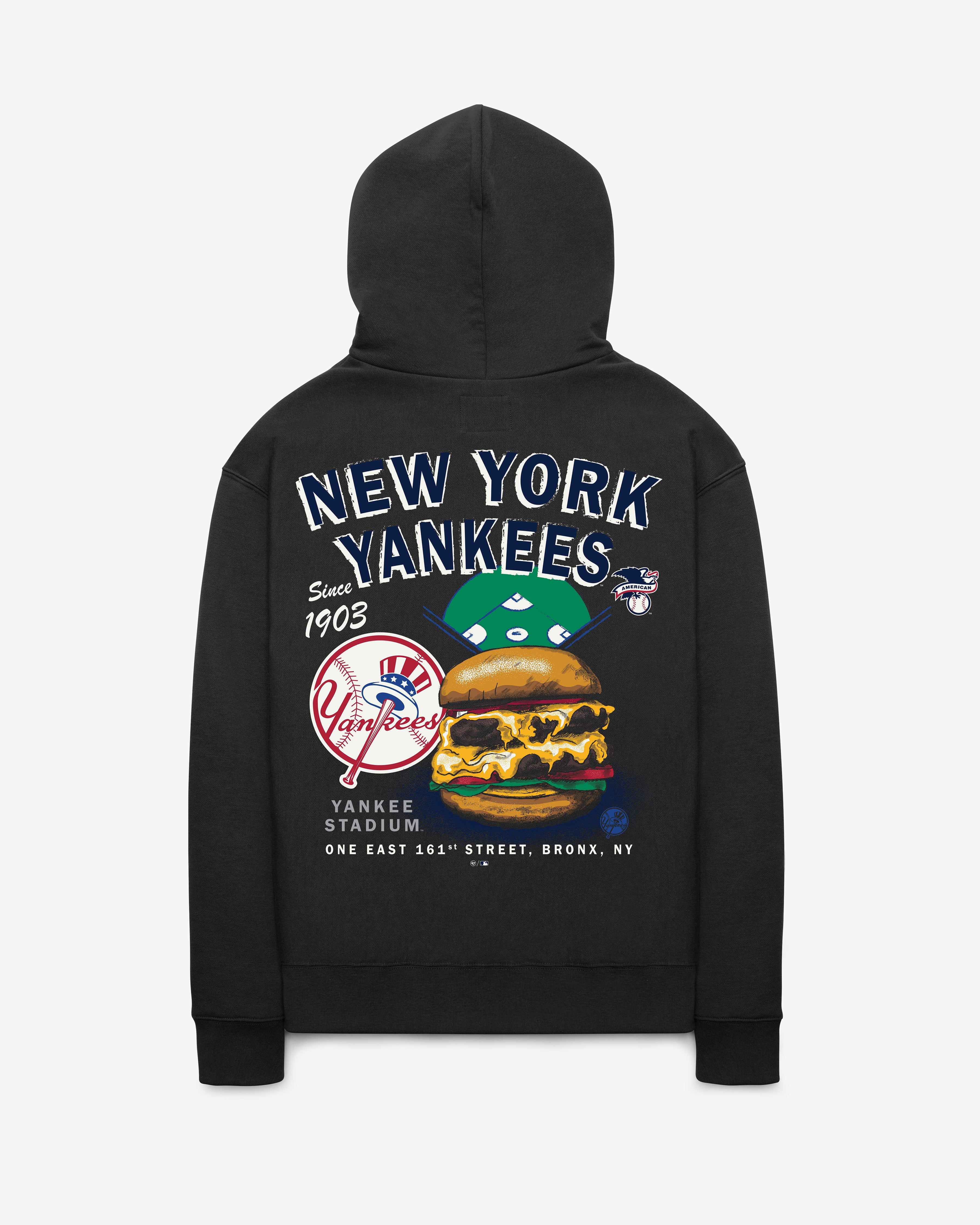 47-brand-foundation-stadium-eats-hoodie-yankees-schwarz image 3