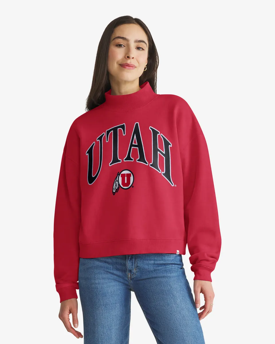 47-headline-crew-vantage-utah-utes-damen-pullover-rot image 1