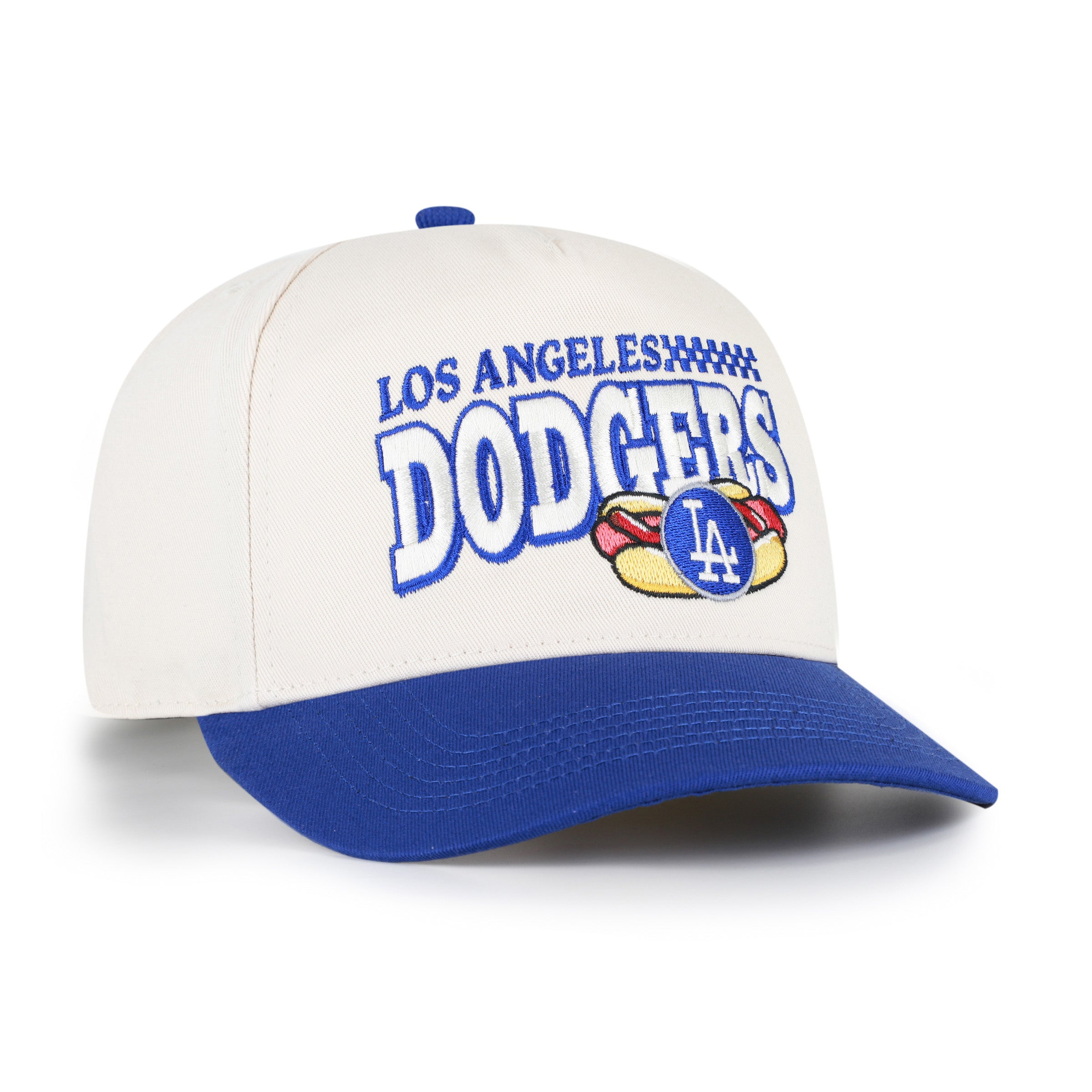 47-brand-los-angeles-dodgers-on-the-grill-hitch-cap-natural-snapback image 3