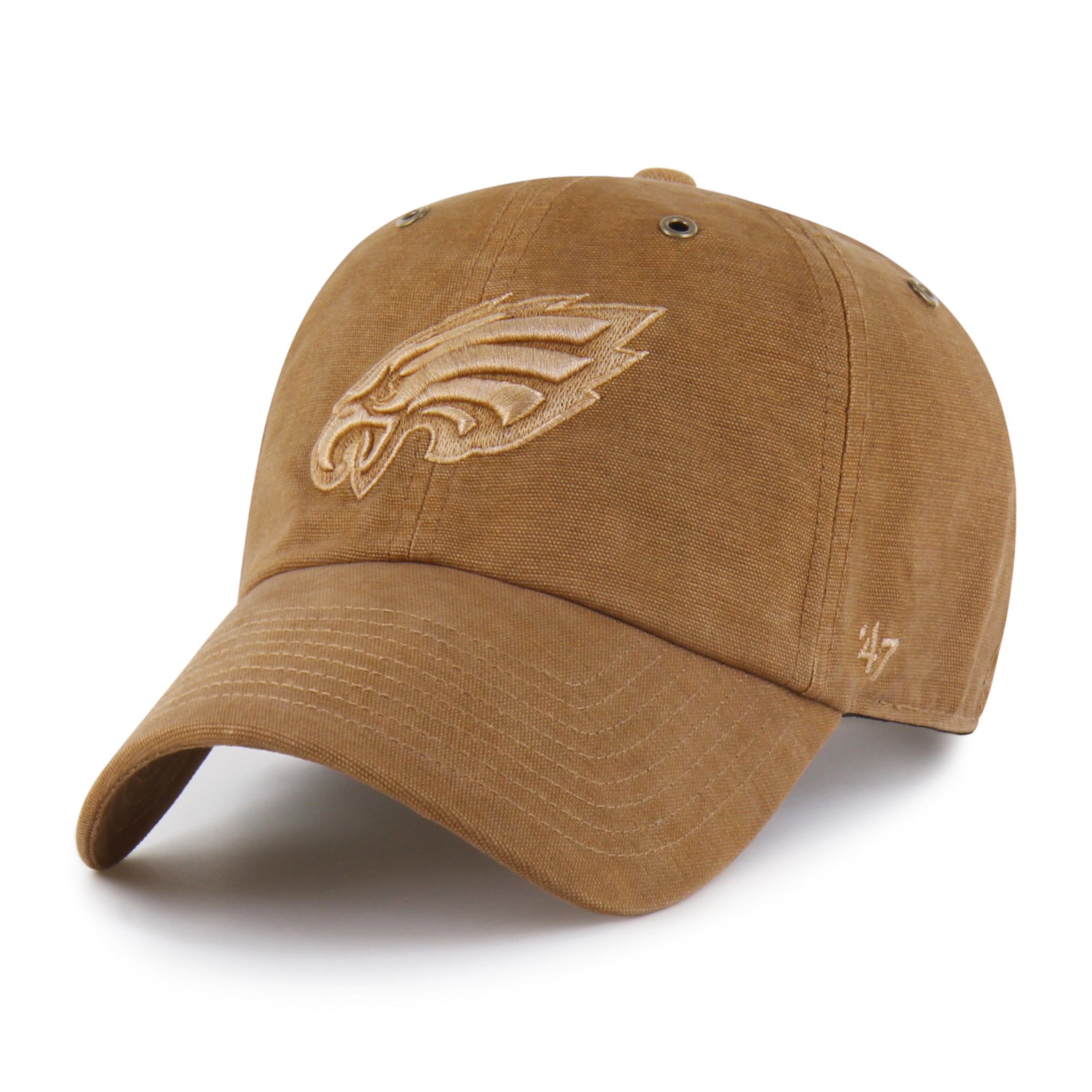 47-brand-clean-up-philadelphia-eagles-carhartt-cap-braun-osf image 4