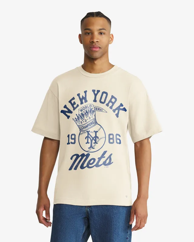 47-brand-new-york-mets-foundation-t-shirt-herren-cream-baumwolle image 1