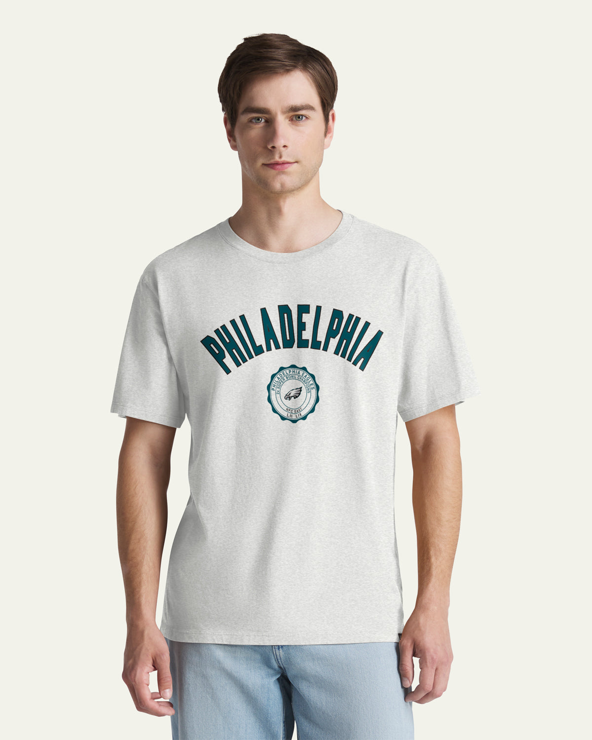 47-foundation-tee-philadelphia-eagles-t-shirt-relay-grey-baumwolle image 1