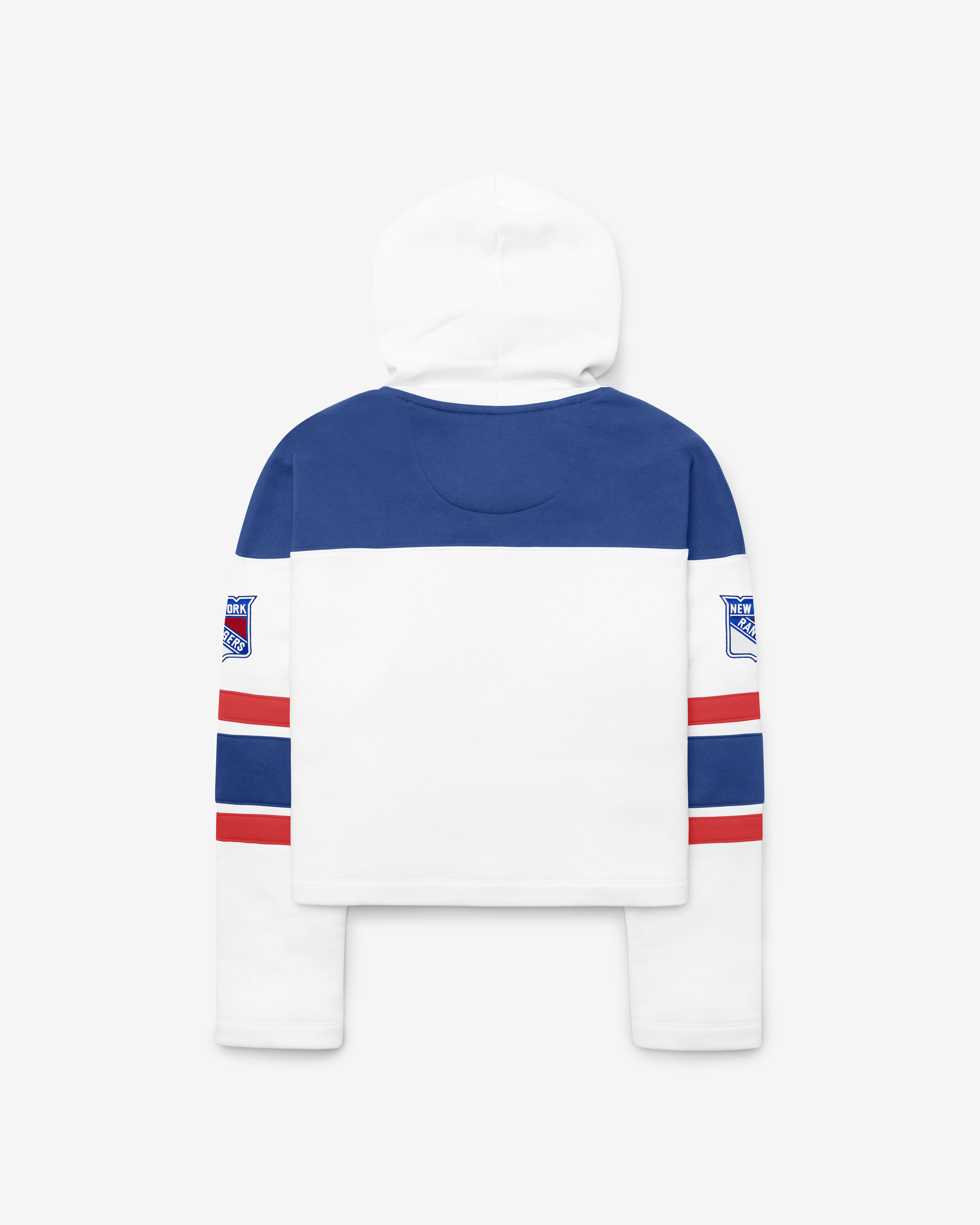 47-brand-lacer-new-york-rangers-hoodie-white-wash-damen image 2