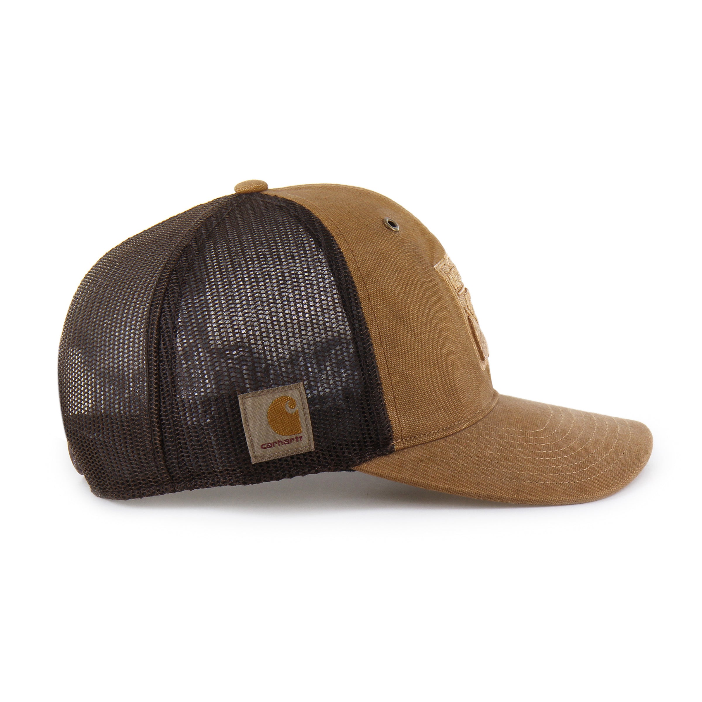47-brand-carhartt-dyed-47-trucker-rf-new-york-rangers-cap-braun-snapback image 2