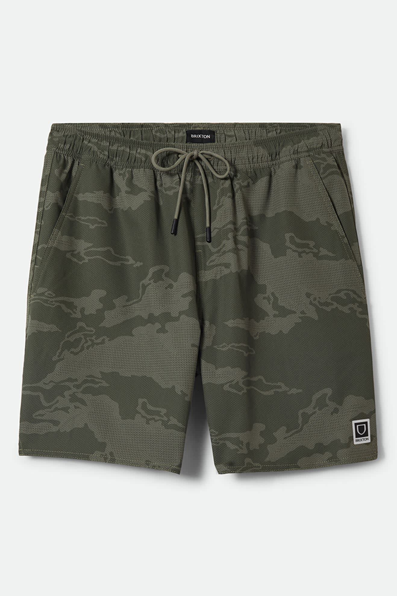 brixton-journey-active-short-olive-tiger-camo image 1