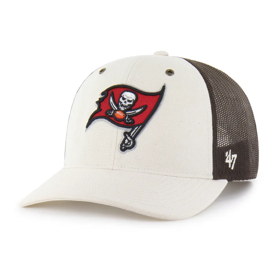 47-tampa-bay-buccaneers-carhartt-undyed-trucker-cap-natural image 1
