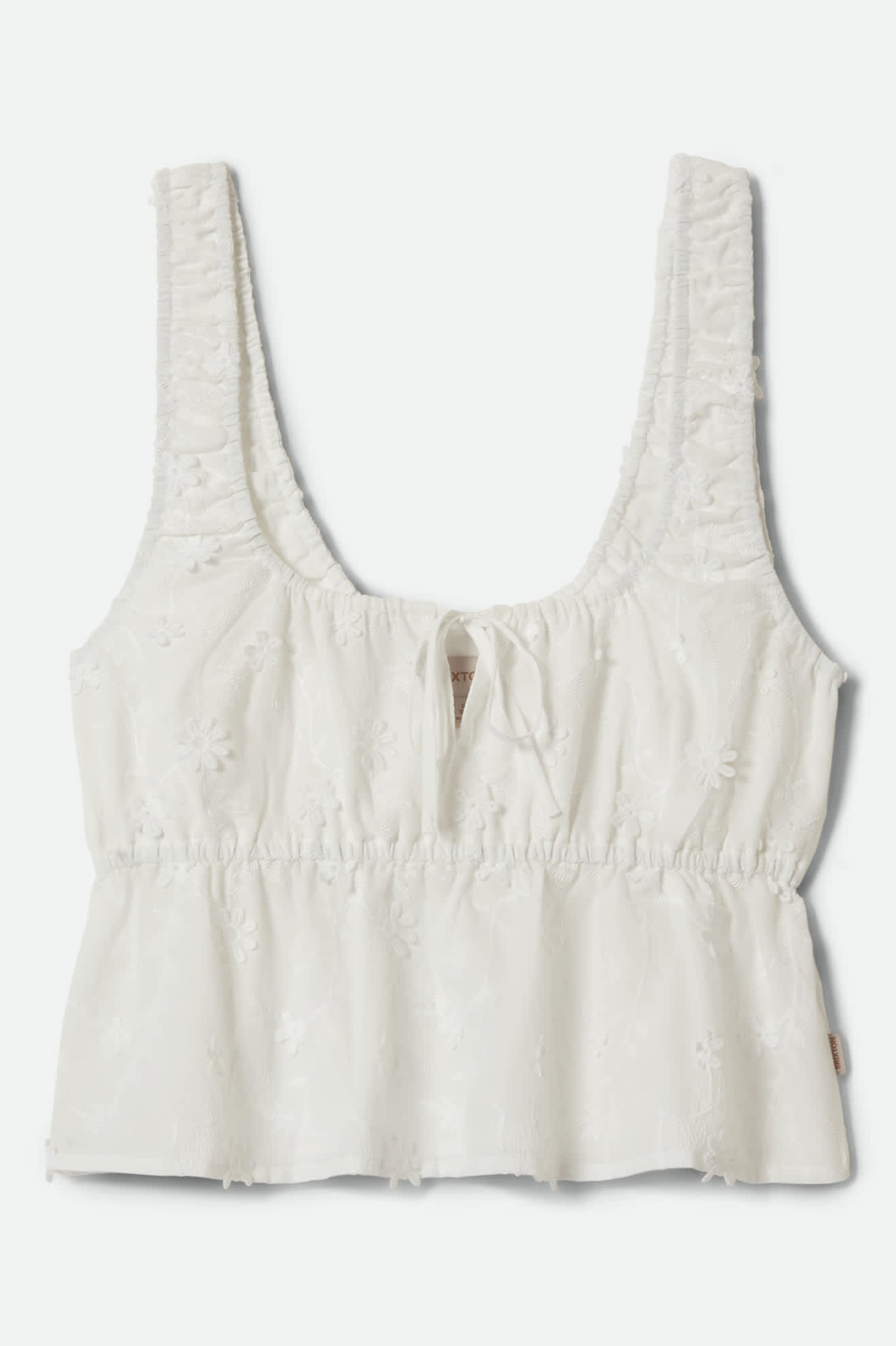 brixton-abigail-tie-top-off-white-floral-damen-baumwolle image 2