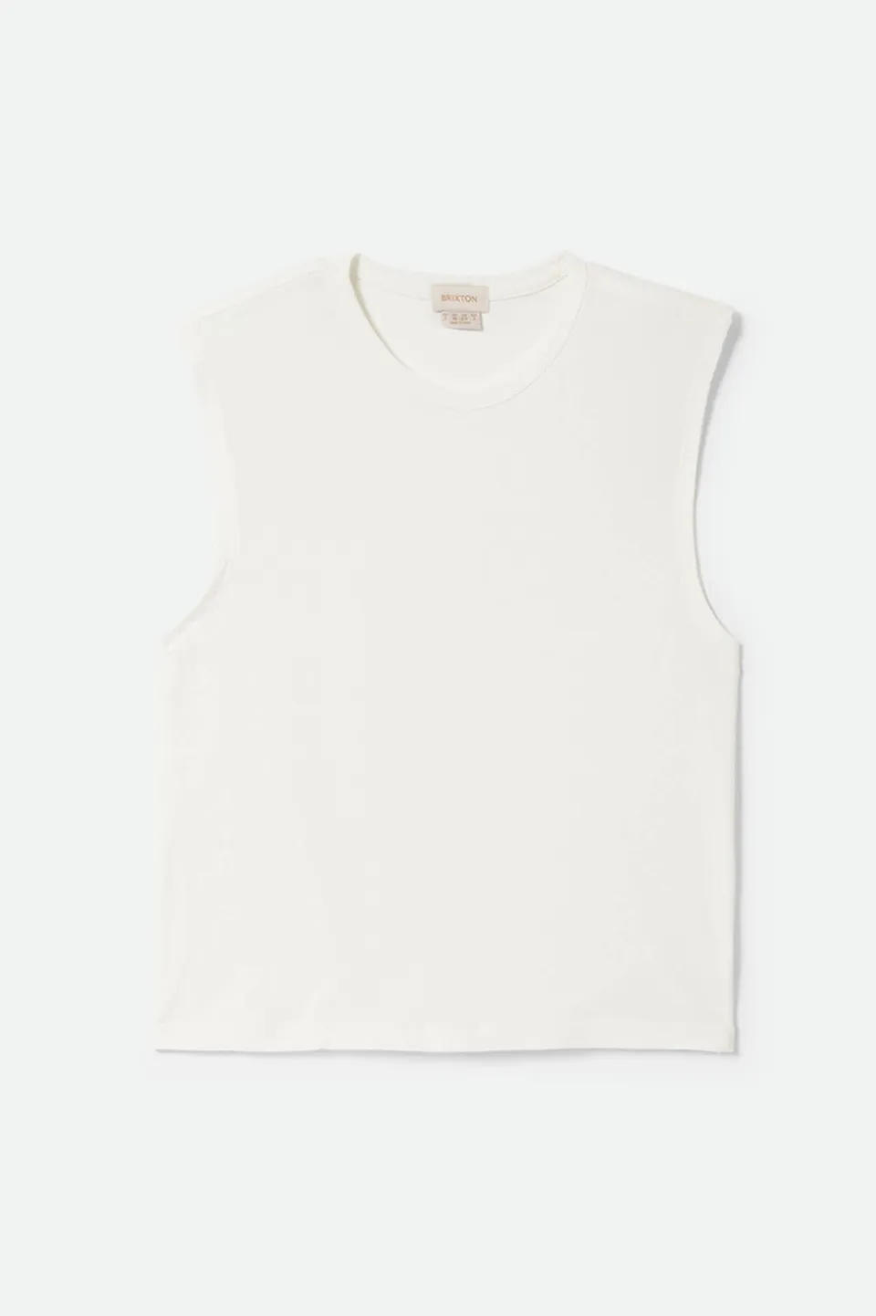 brixton-carefree-organic-muscle-tank-off-white-bio-baumwolle image 1