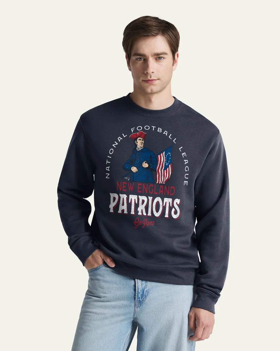 47-headline-crew-juggletoss-patriots-sweatshirt-navy-herren image 1