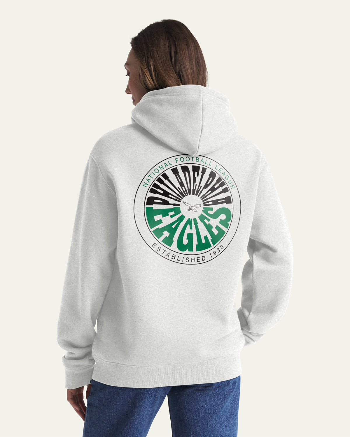 47-brand-headline-philadelphia-eagles-hoodie-relay-grey image 3