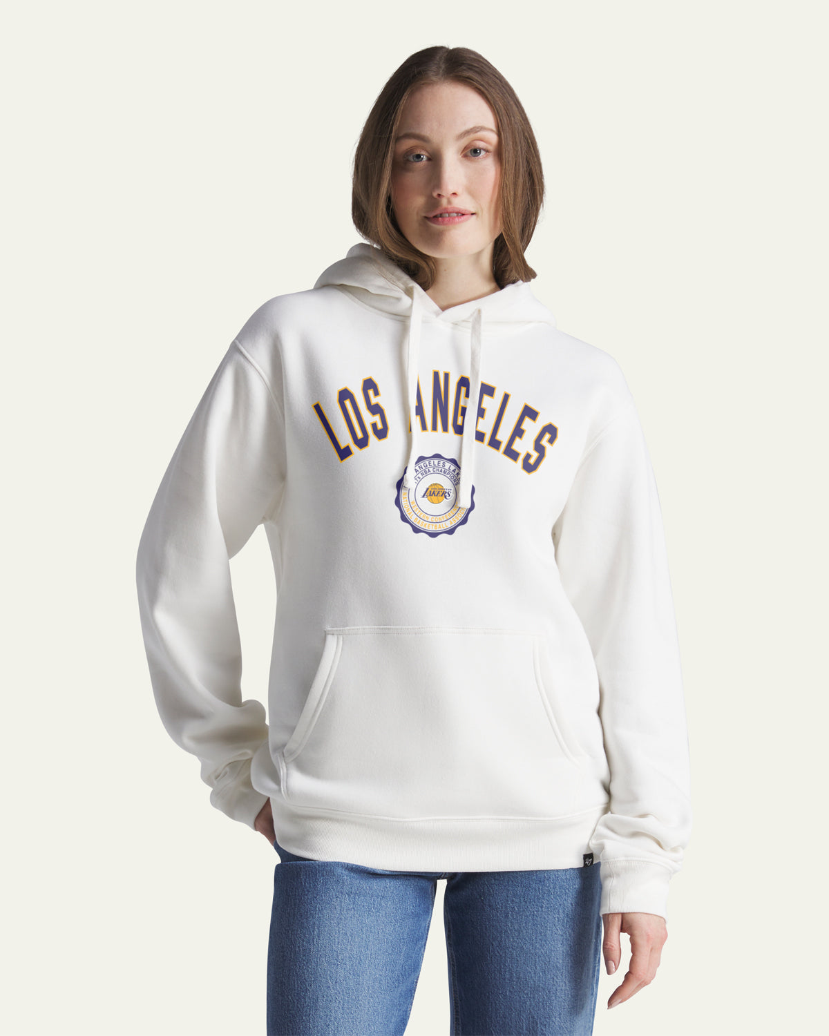 47-headline-lakers-hoodie-herren-sandstone-kapuzenpulli image 3