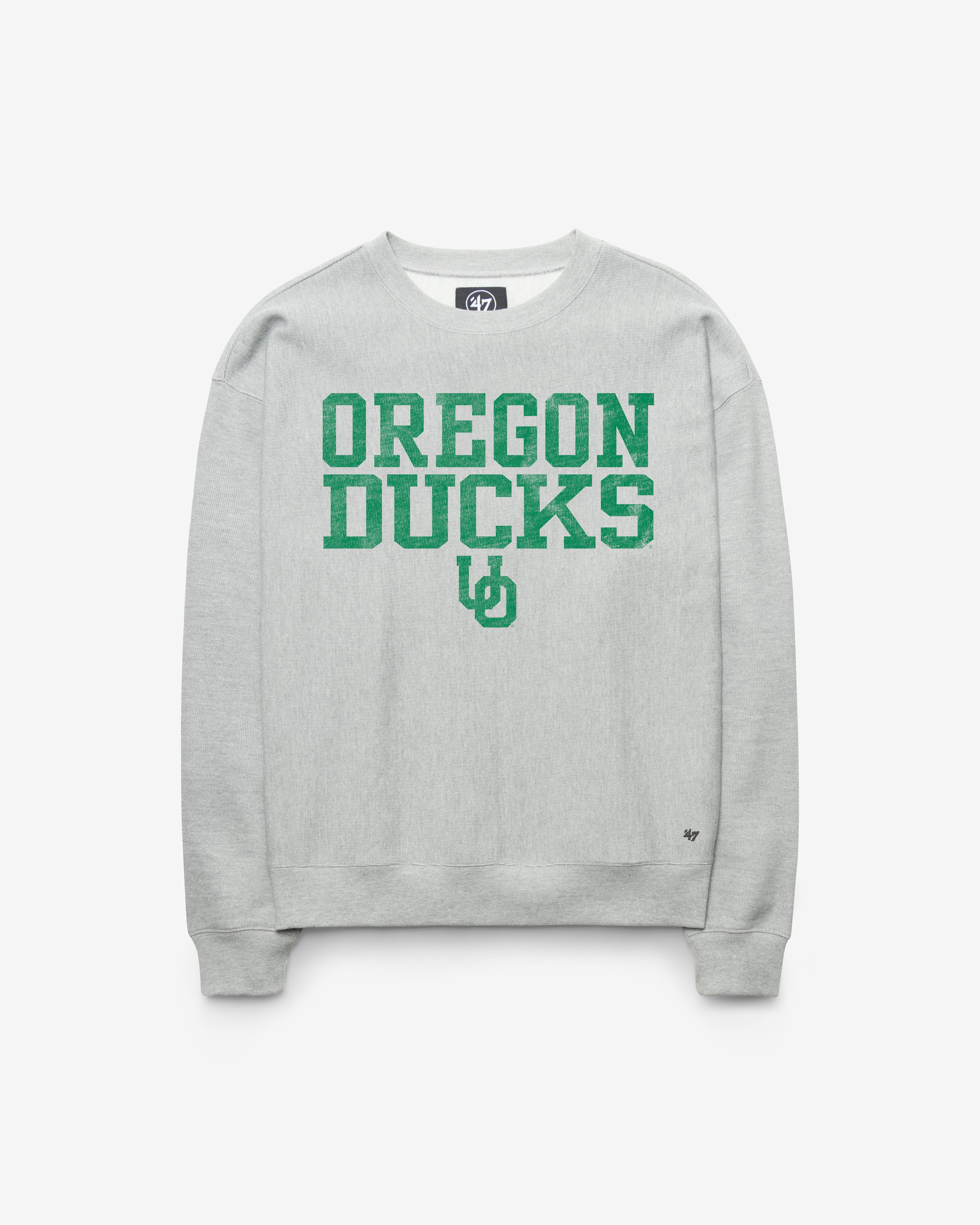 47-foundation-oregon-ducks-campus-stack-sweatshirt-grau-herren image 1