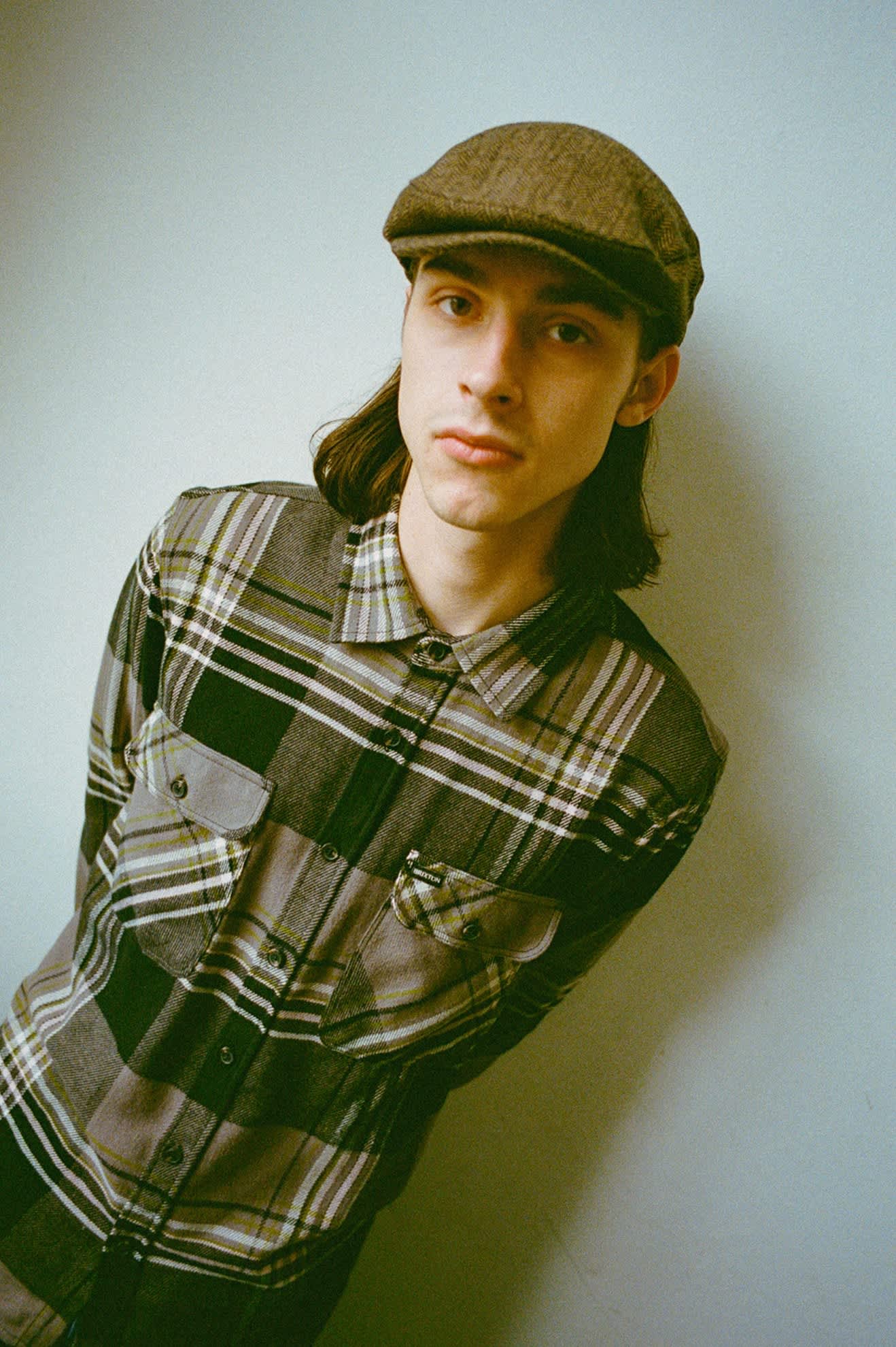 brixton-hooligan-flatcap-brown-khaki-fischgr-t image 3