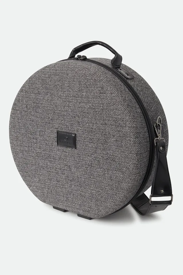 brixton-done-proper-fedora-travel-case-hutkoffer-grey-black image 1