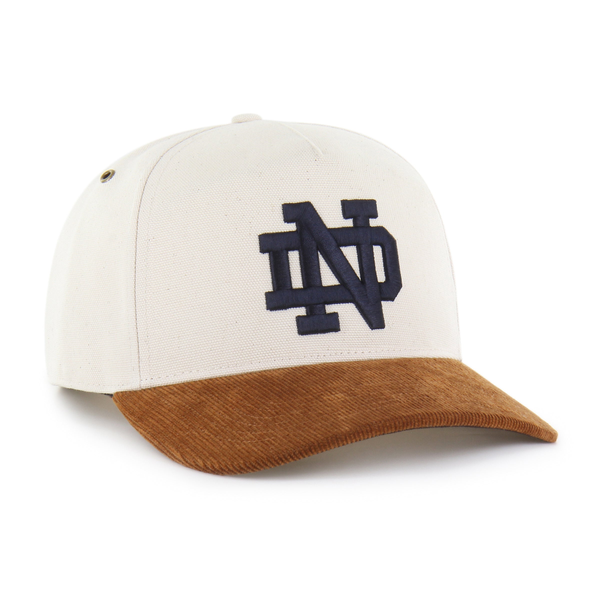47-brand-notre-dame-hitch-carhartt-cap-natural-snapback image 4