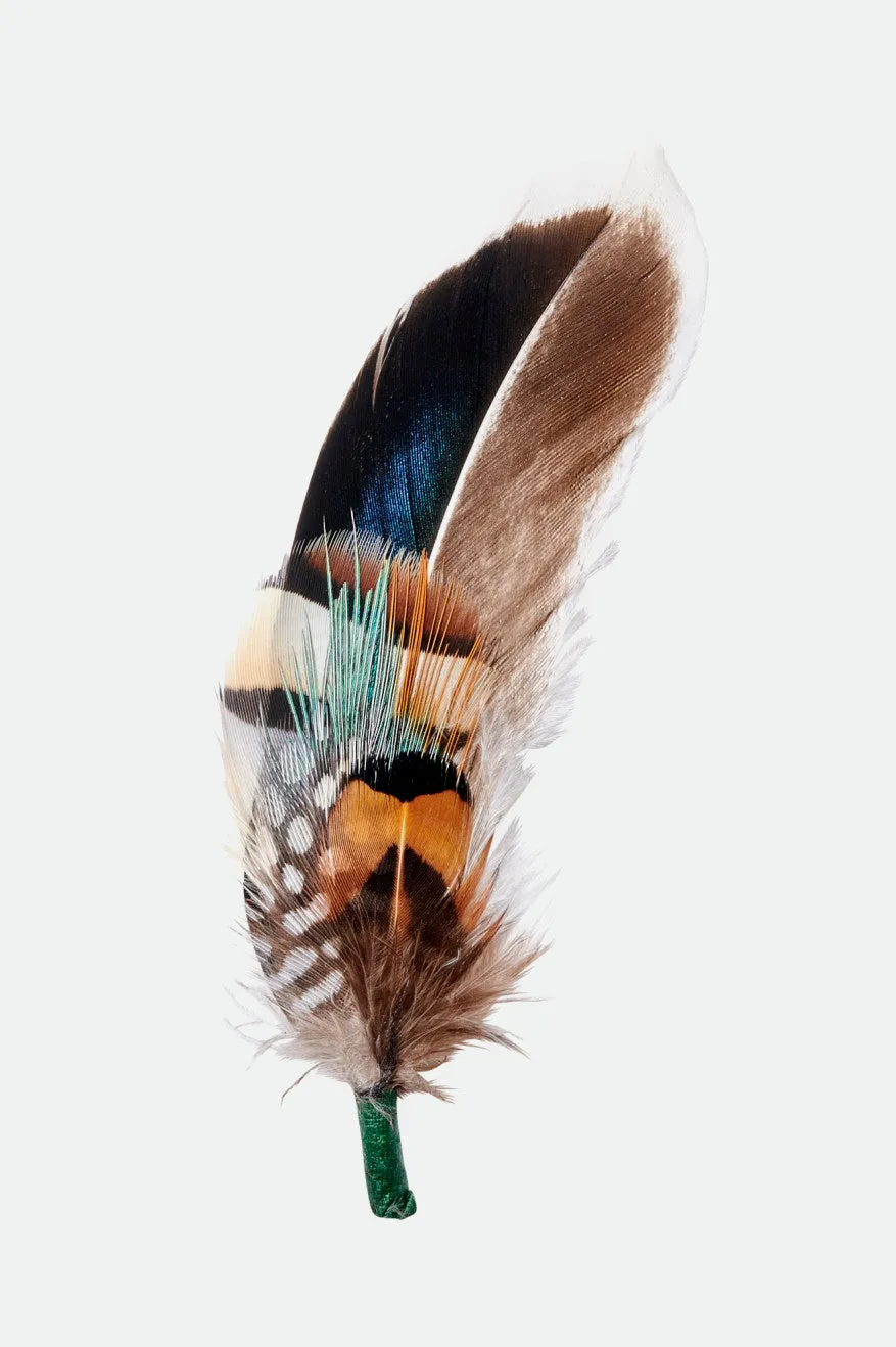 brixton-hat-feather-hutfeder-bison-mojave-burnt-orange image 1