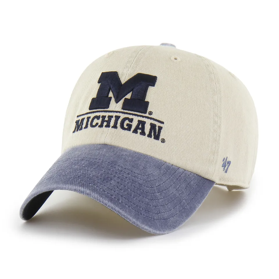 47-brand-clean-up-michigan-wolverines-cap-mojave-osf image 1