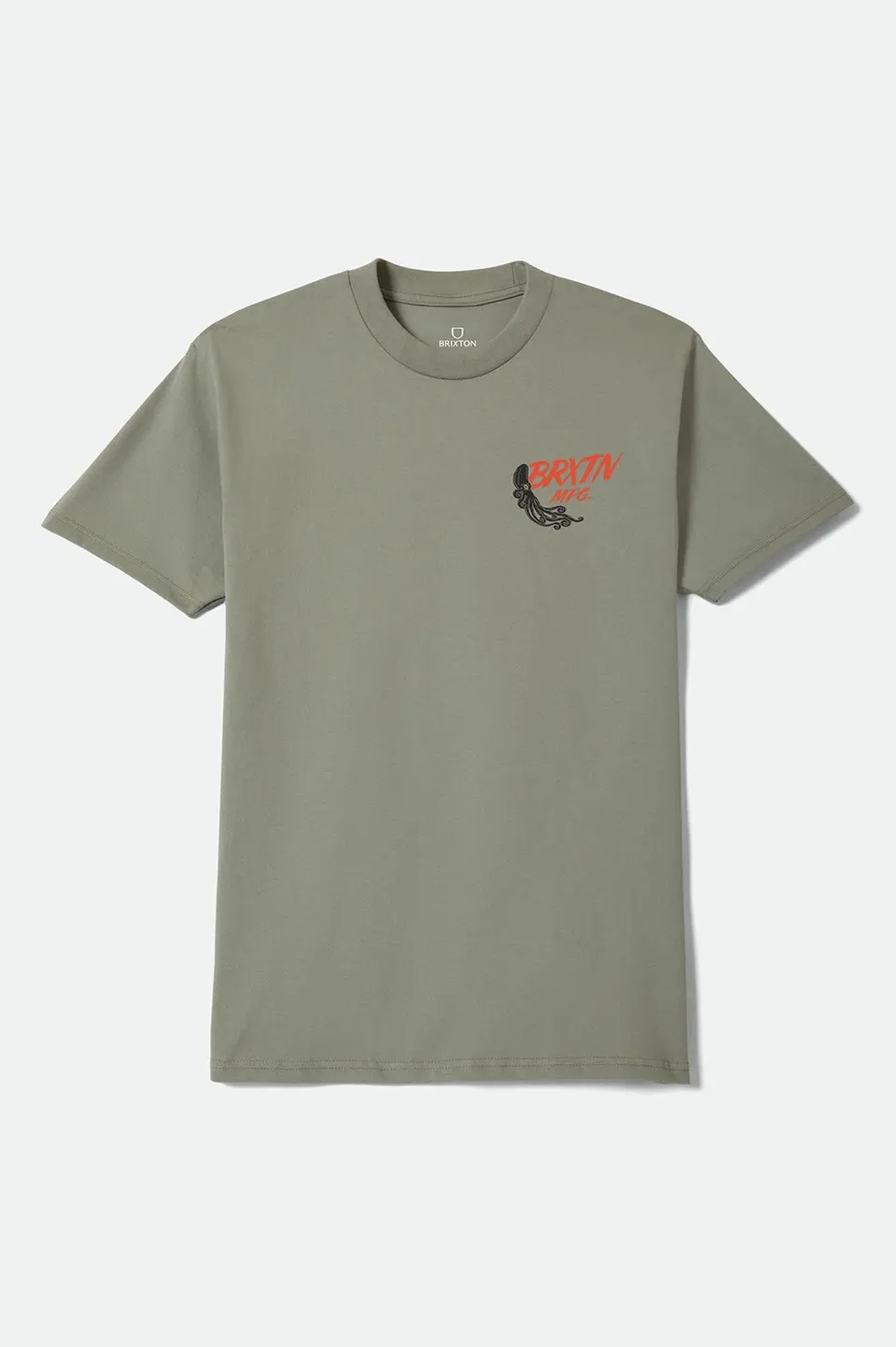 brixton-lagoon-standard-t-shirt-desert-sage-print-baumwolle image 1