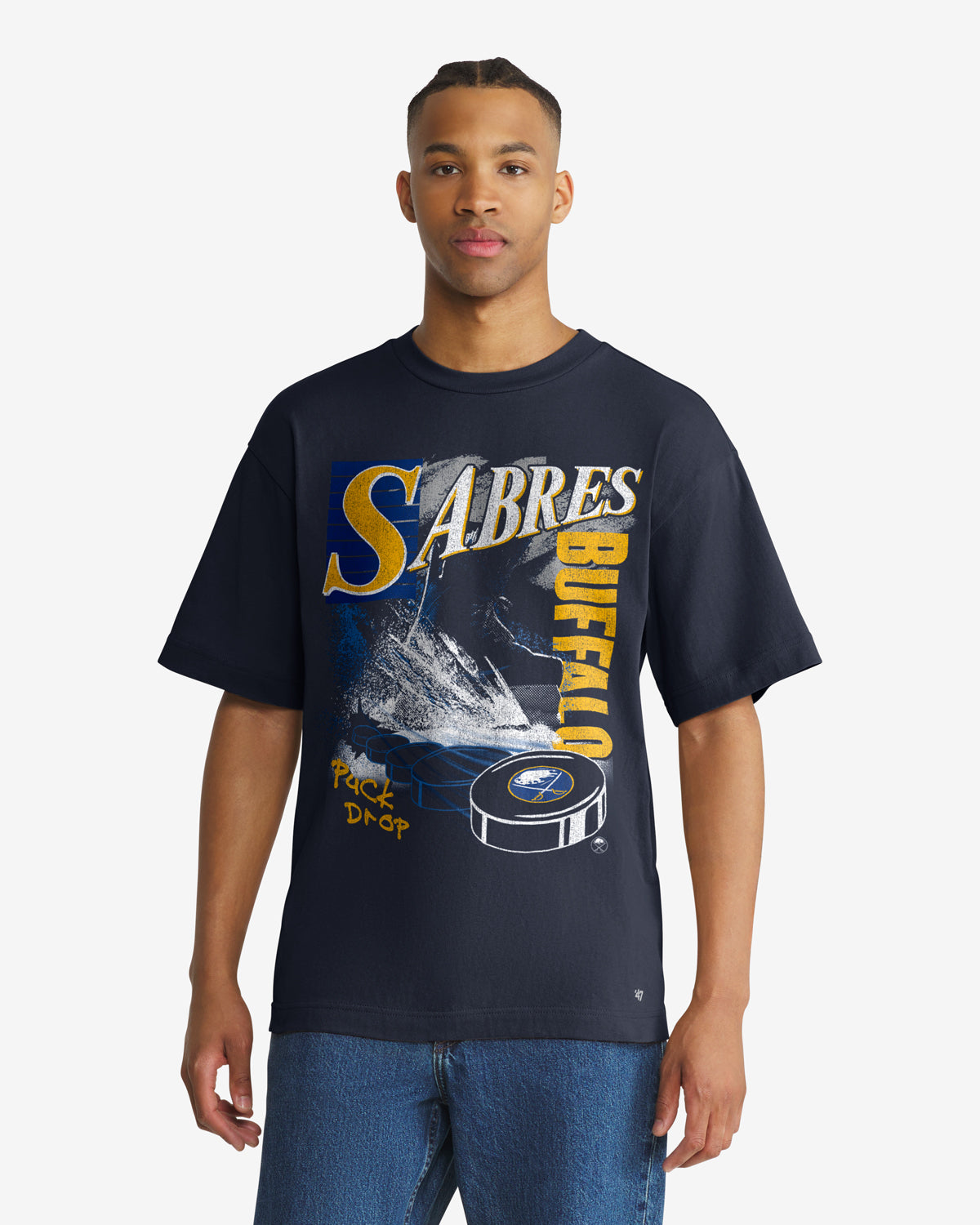 47-buffalo-sabres-fresh-ice-foundation-t-shirt-navy-herren image 1