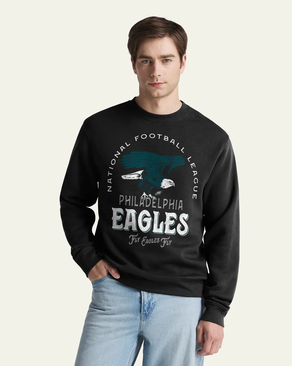 47-headline-crew-philadelphia-eagles-juggletoss-sweatshirt-black image 1