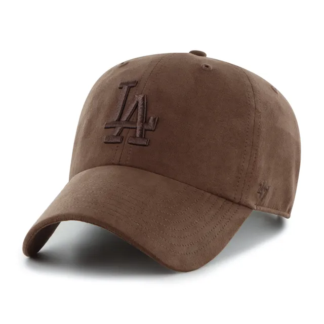 47-clean-up-los-angeles-dodgers-ballpark-suede-cap-brown image 1