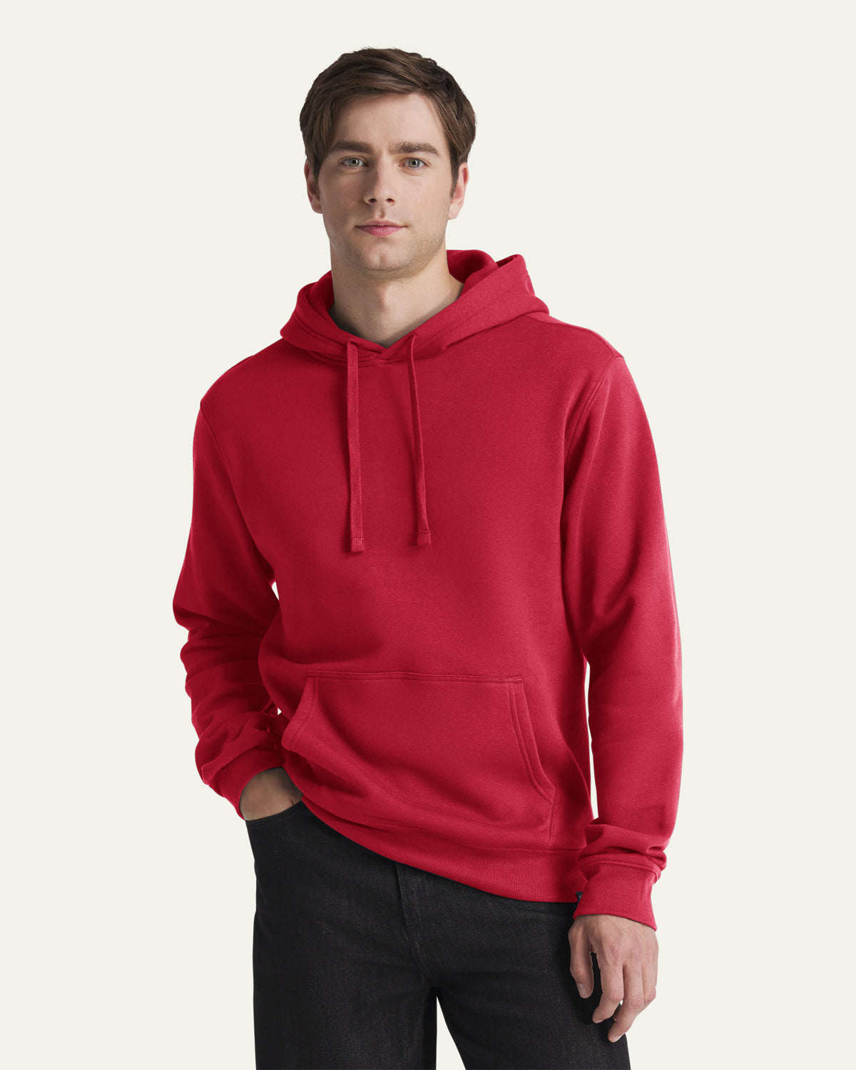 47-headline-crew-hoodie-rot-herren-baumwollmix image 1