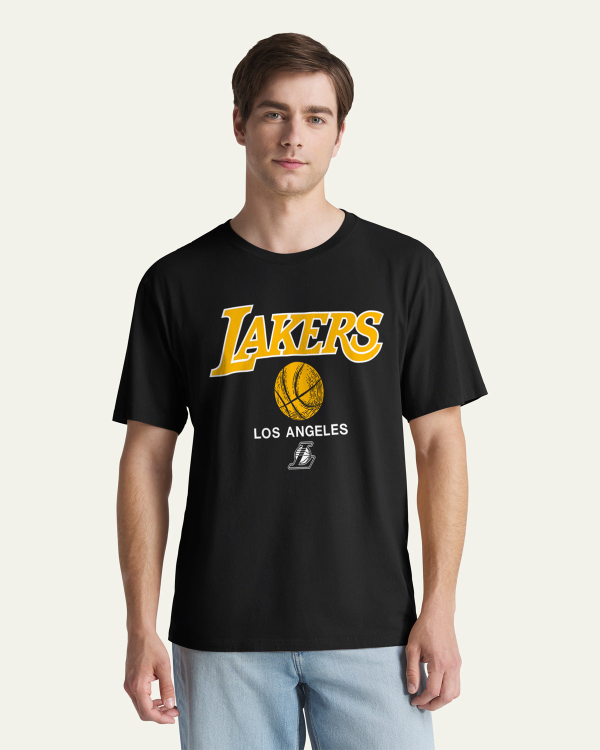 47-brand-everyday-los-angeles-lakers-t-shirt-schwarz-baumwolle image 1