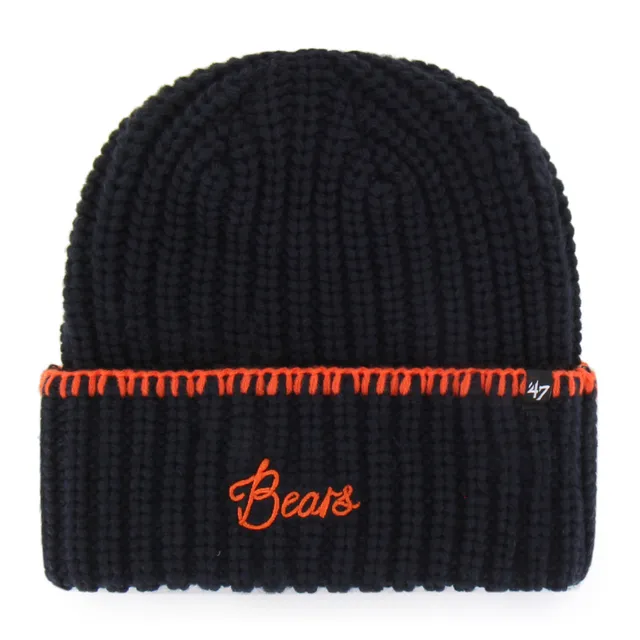 47-knits-chicago-bears-blanket-stitch-beanie-navy-damen image 1