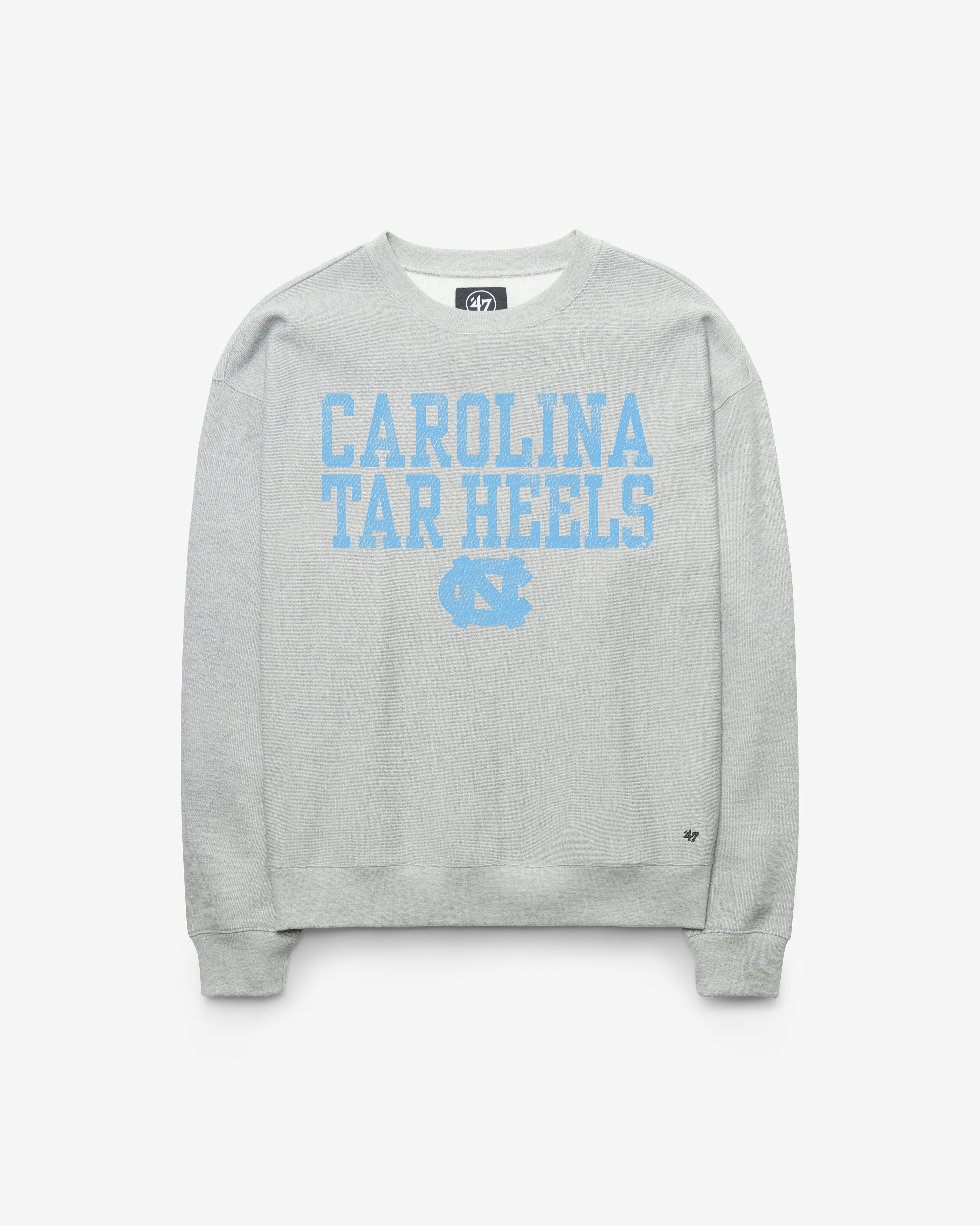47-brand-north-carolina-campus-stack-sweatshirt-grau image 1