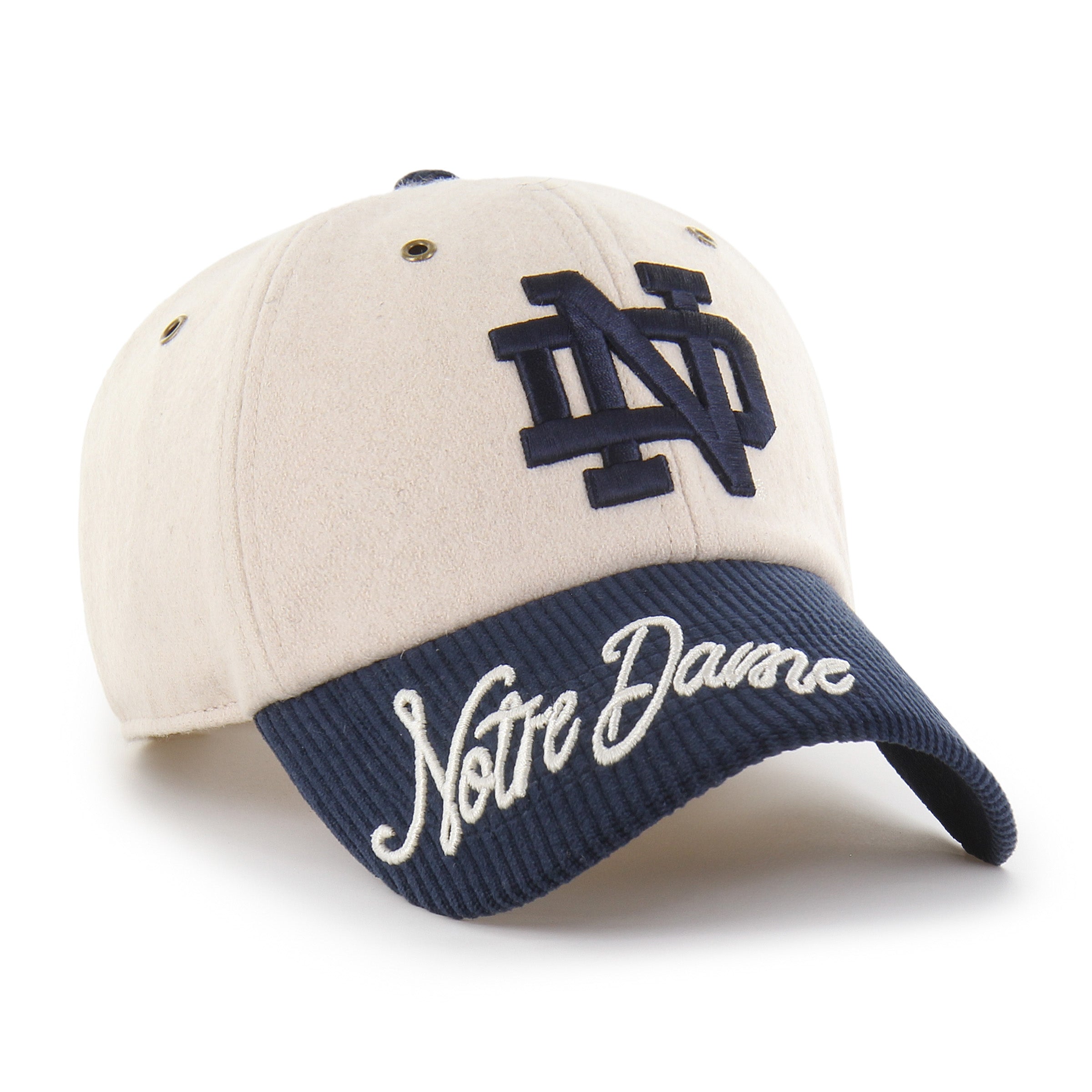 47-brand-clean-up-notre-dame-cap-natural-damen-rope image 1