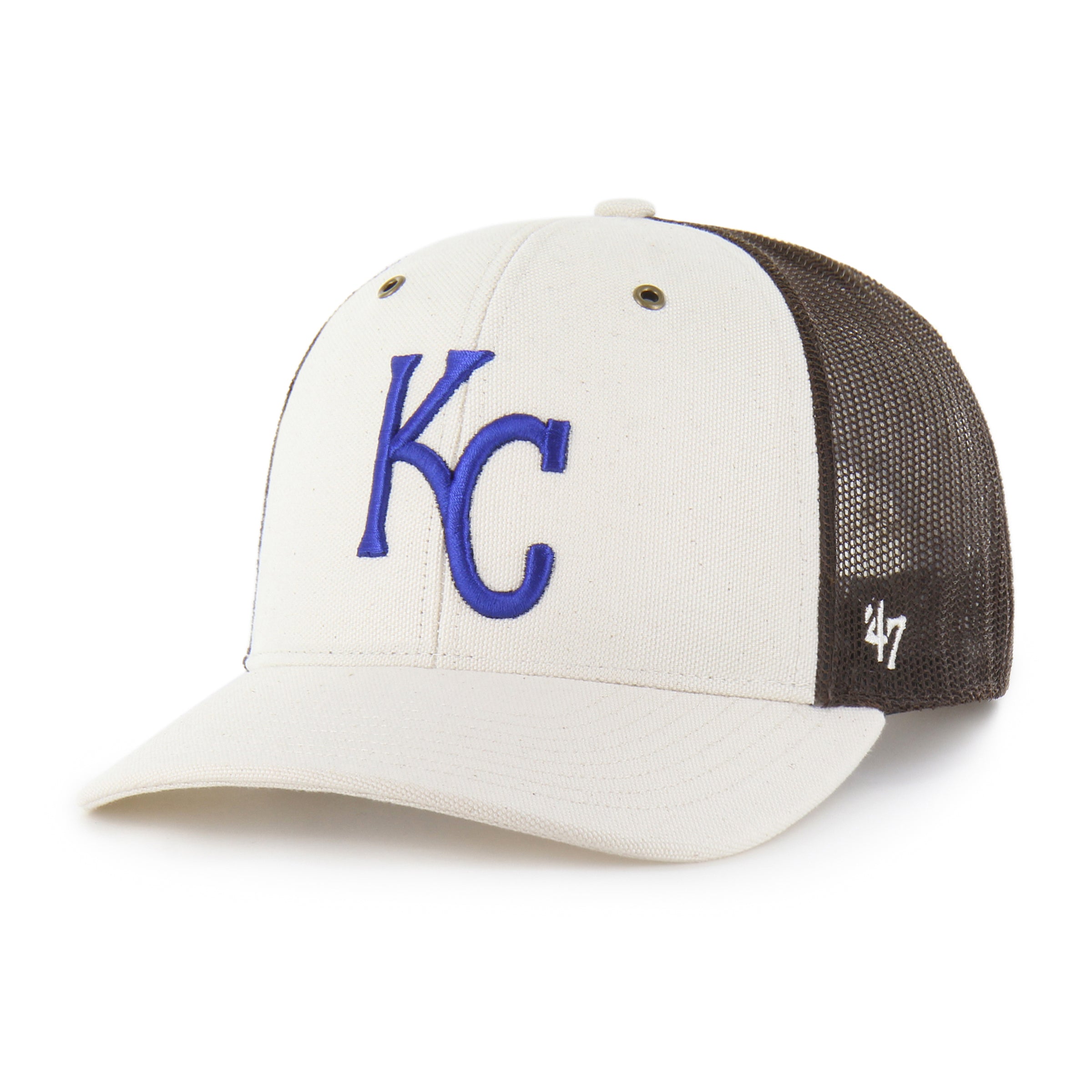 47-trucker-kansas-city-royals-carhartt-cap-natural-snapback image 1